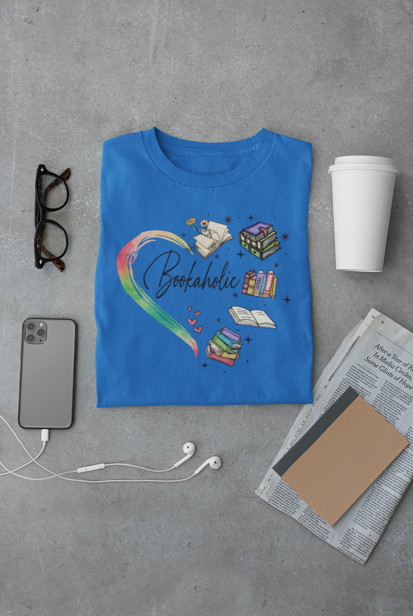 Bookaholic Short Sleeve Tee