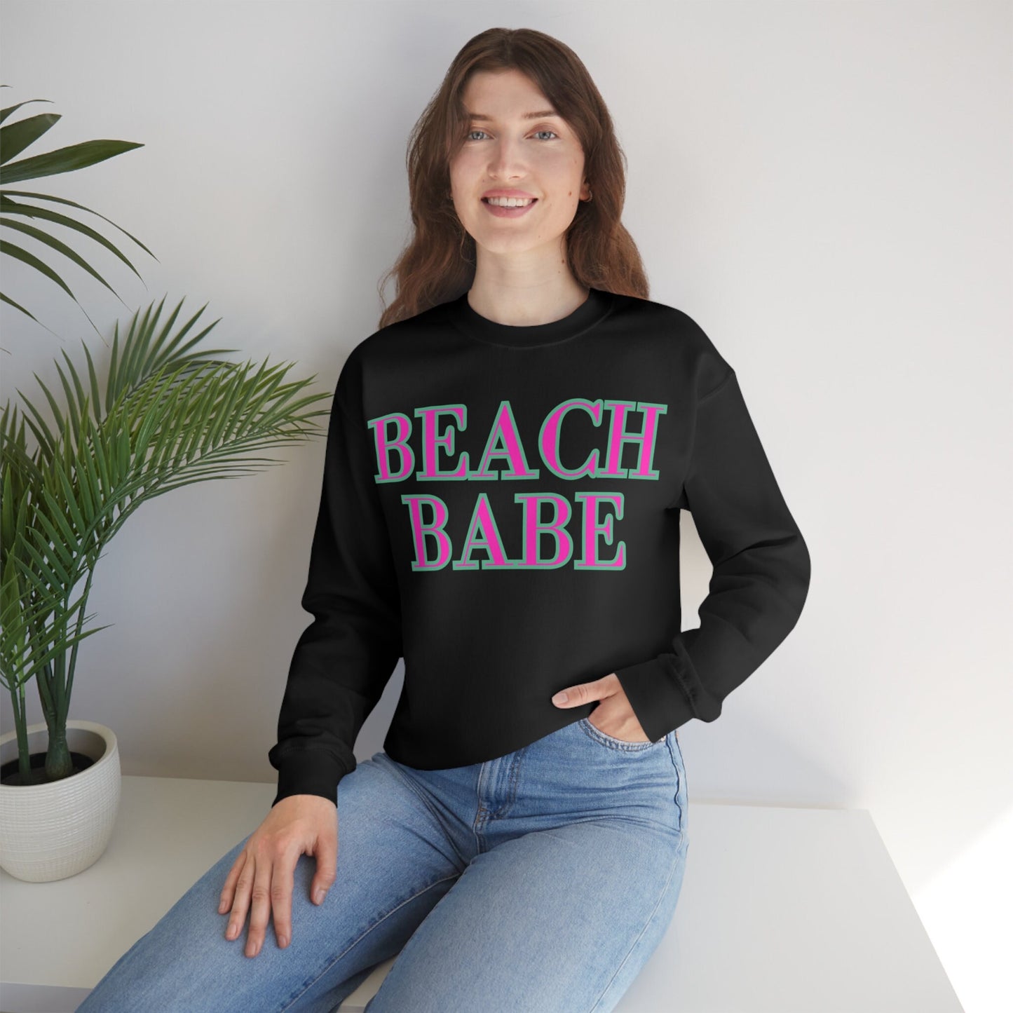 Beach Babe Crewneck Sweatshirt