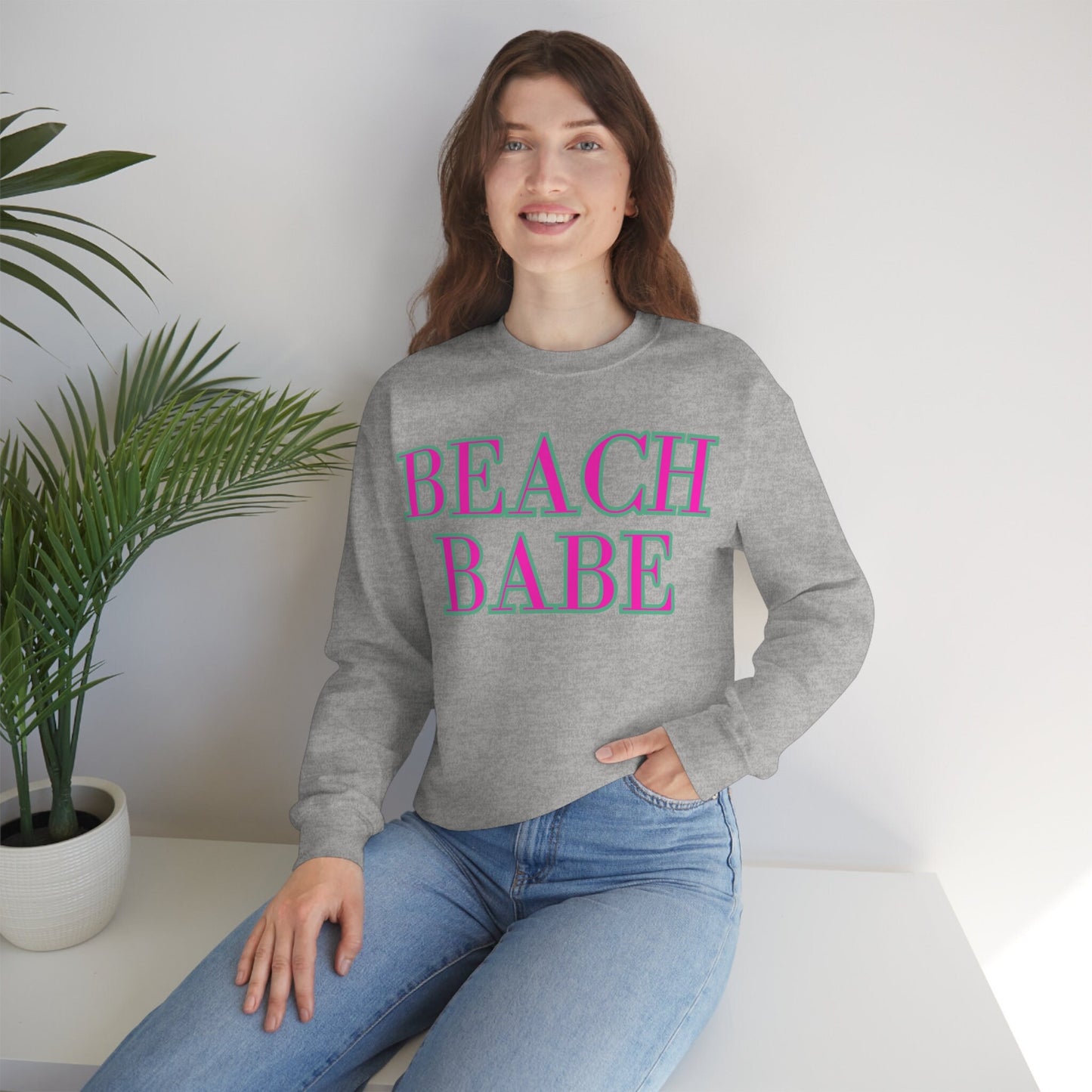 Beach Babe Crewneck Sweatshirt
