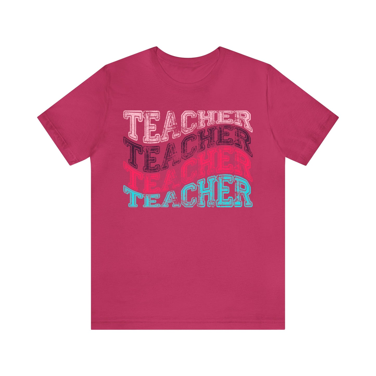 Distressed Teacher Short Sleeve Tee