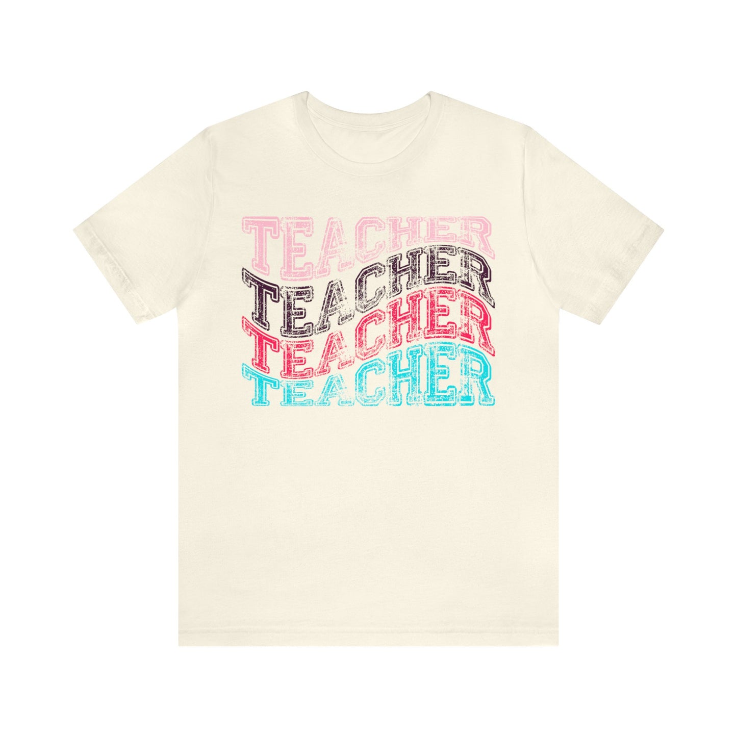 Distressed Teacher Short Sleeve Tee