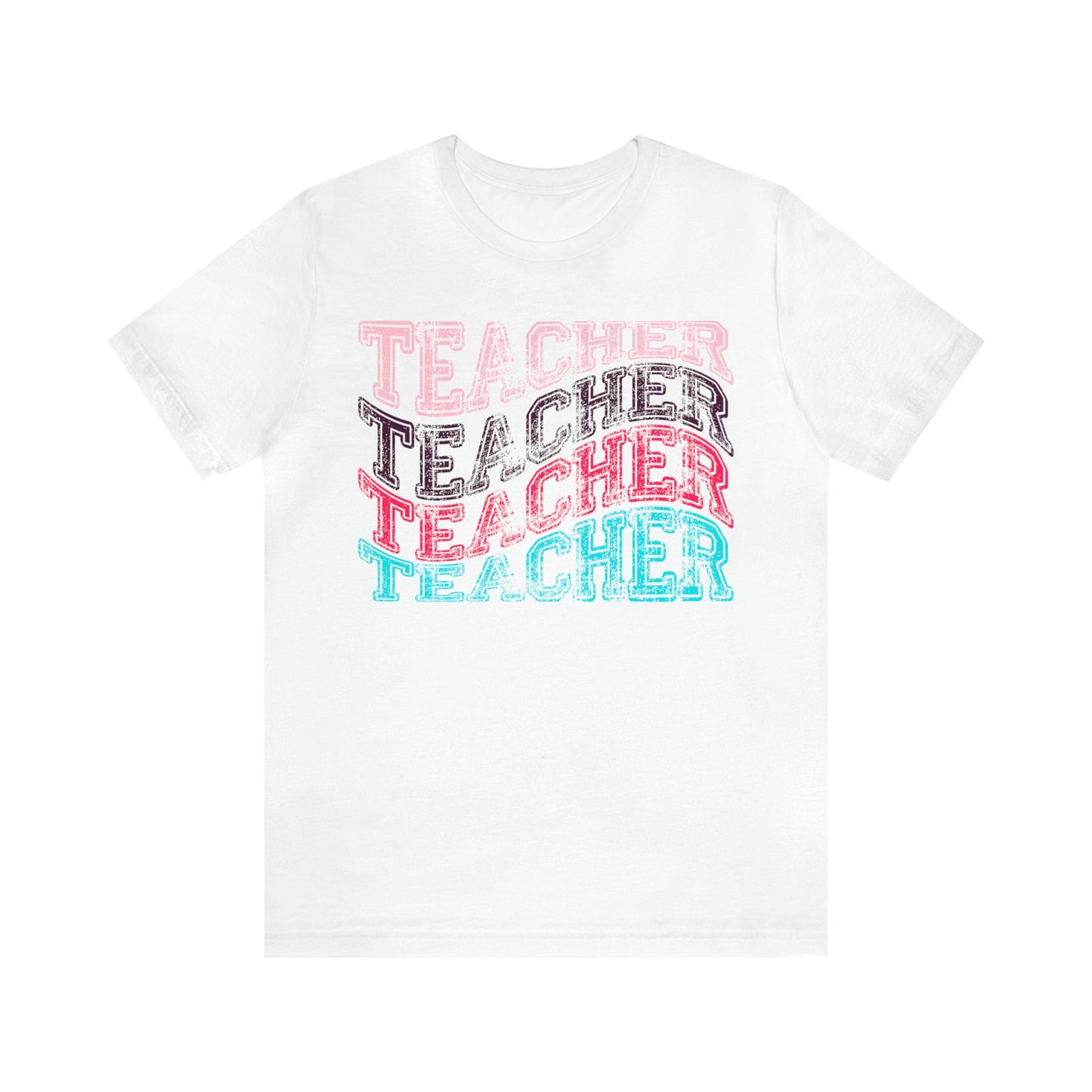 Distressed Teacher Short Sleeve Tee