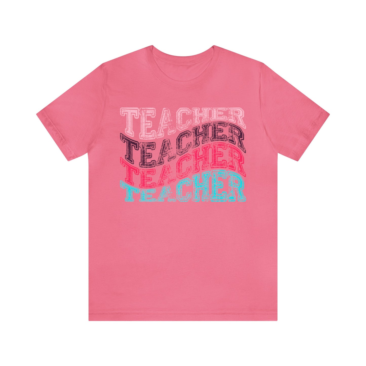 Distressed Teacher Short Sleeve Tee