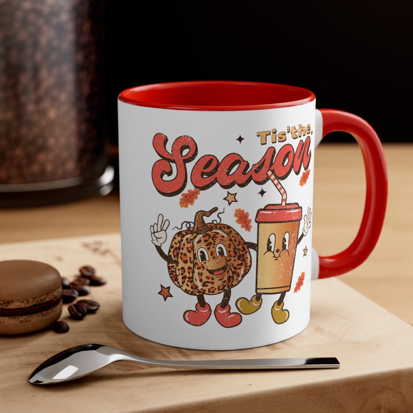 Retro Pumpkin Season Coffee Mug, 11oz