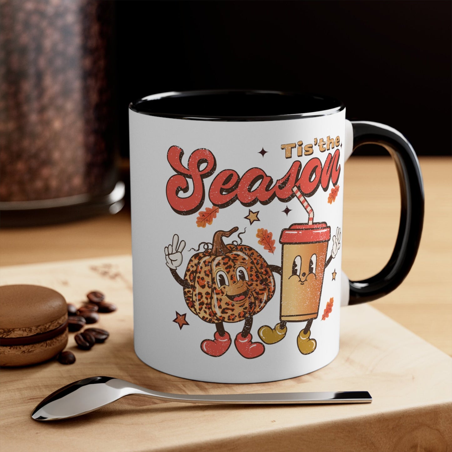 Retro Pumpkin Season Coffee Mug, 11oz