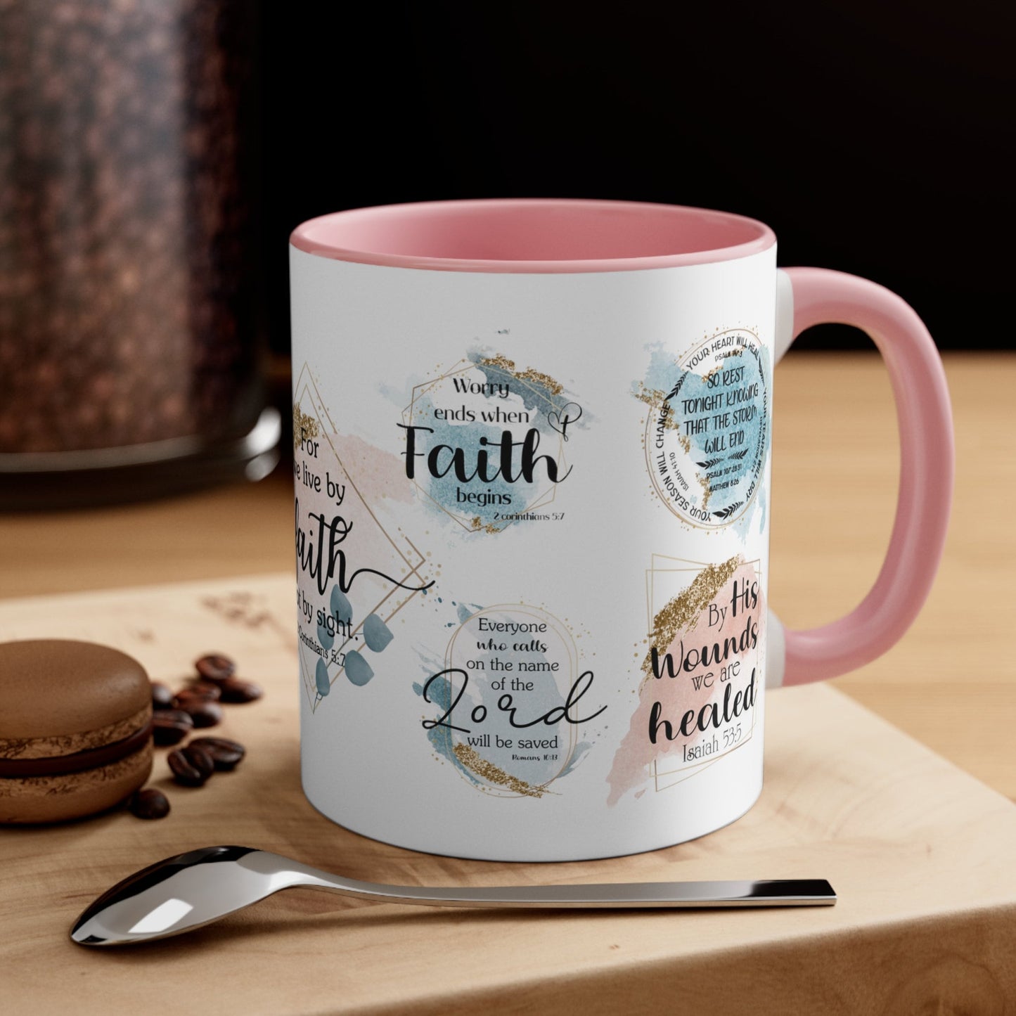 Faith Coffe Mug, Faith Filled Affirmations, Uplifting Spiritual Quotes, Positive Devotional Mug, Daily Faith Boost Mug, Blessings and Faith