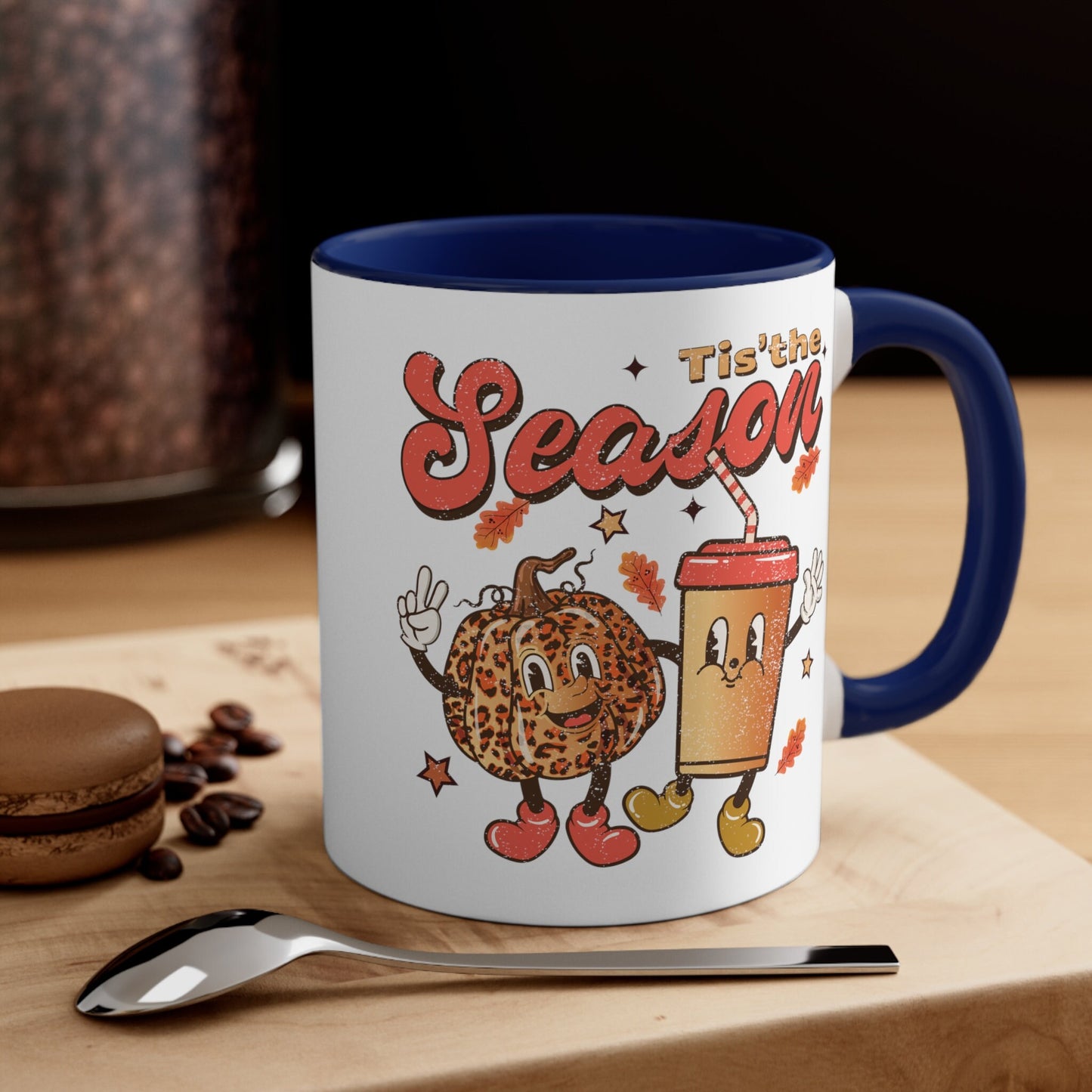 Retro Pumpkin Season Coffee Mug, 11oz