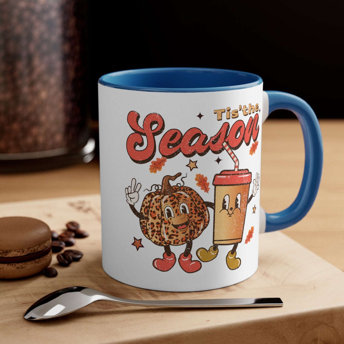 Retro Pumpkin Season Coffee Mug, 11oz