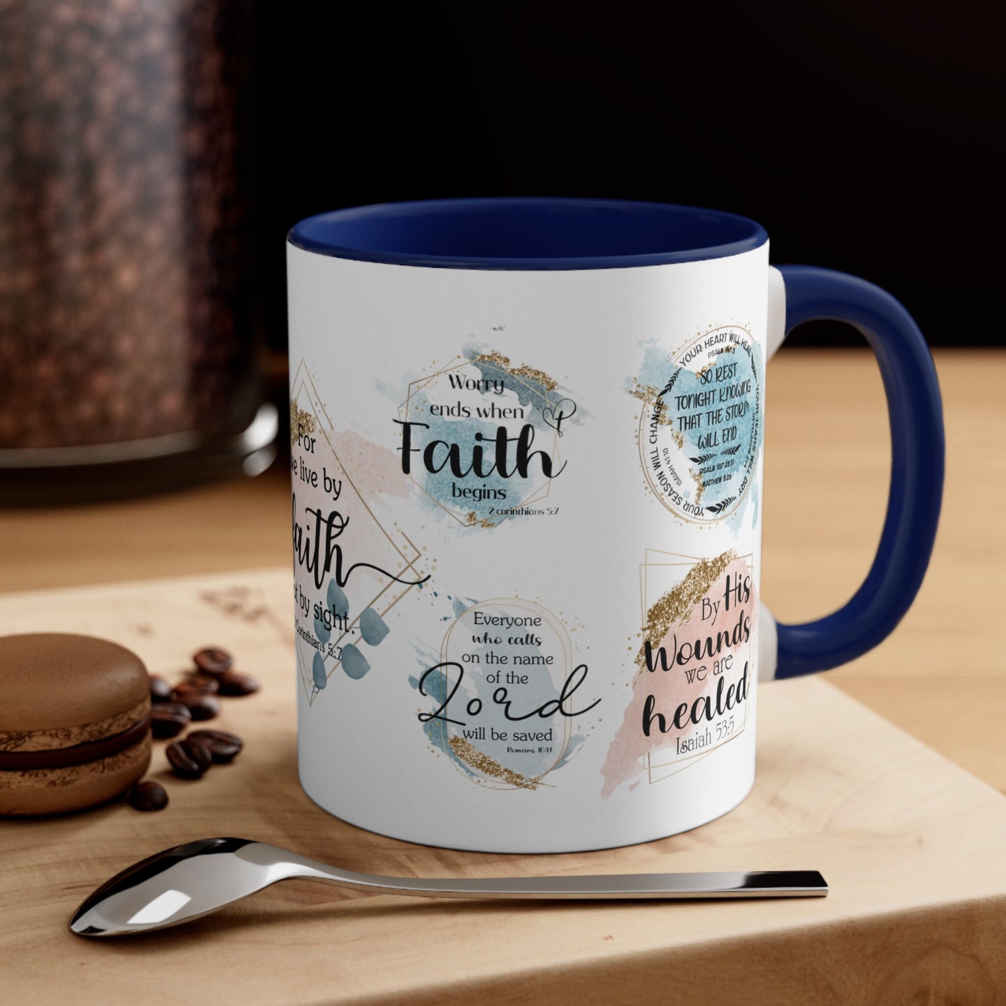 Faith Coffe Mug, Faith Filled Affirmations, Uplifting Spiritual Quotes, Positive Devotional Mug, Daily Faith Boost Mug, Blessings and Faith
