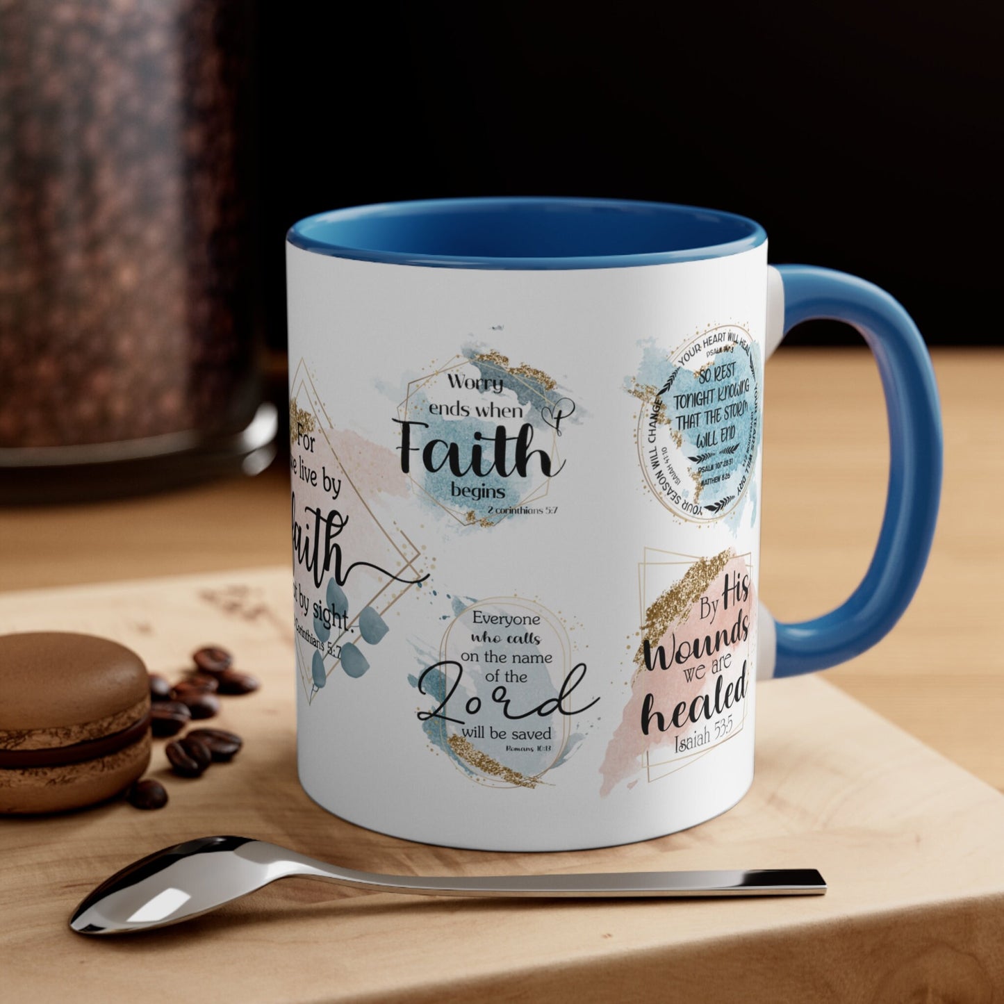 Faith Coffe Mug, Faith Filled Affirmations, Uplifting Spiritual Quotes, Positive Devotional Mug, Daily Faith Boost Mug, Blessings and Faith