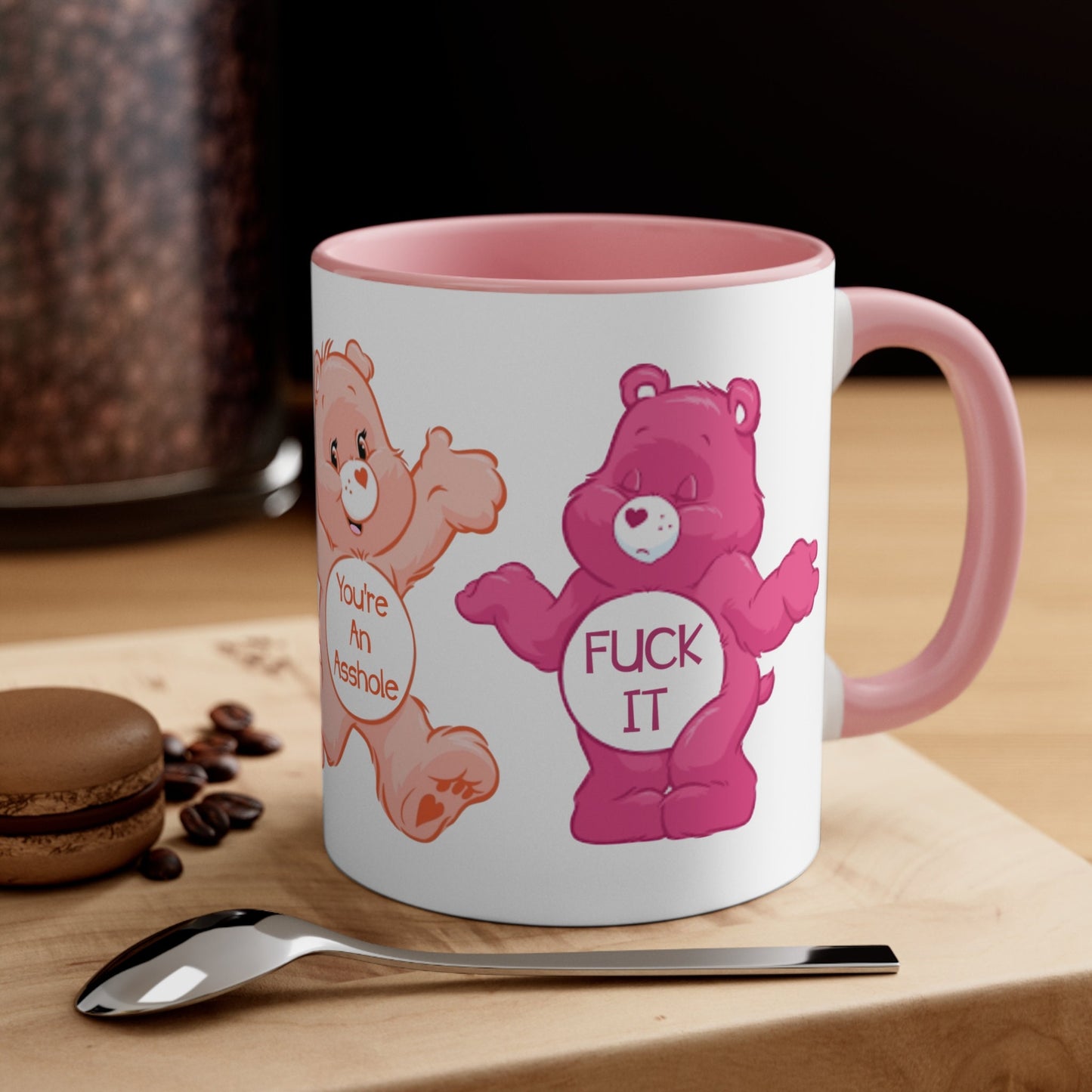 Swear Bear Adult Coffee Mug, Adult Humor Mug, Funny Swearing Bear Mug, Sarcastic Bear Mug, Naughty Language Mug, Rude Bear Mug, Sassy Mug
