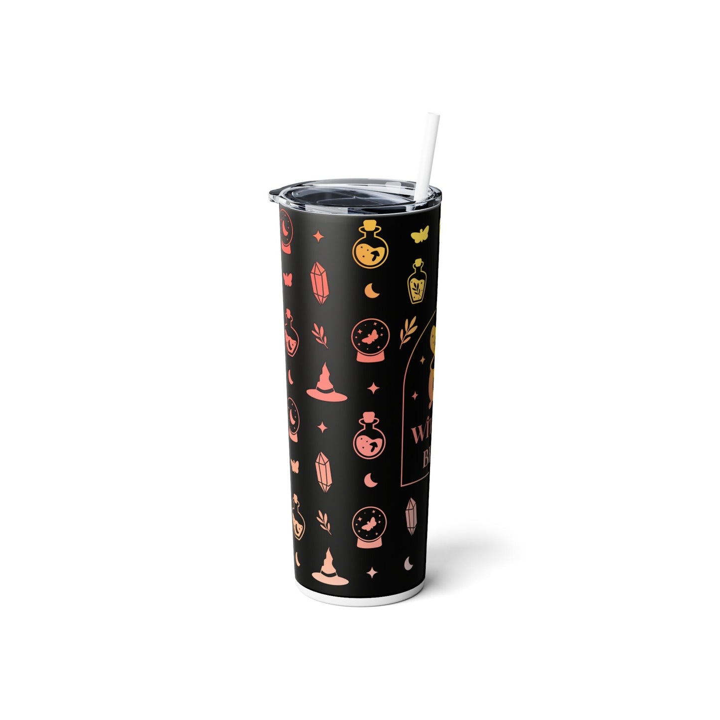 Halloween Witches Brew Tumbler with Straw, 20oz