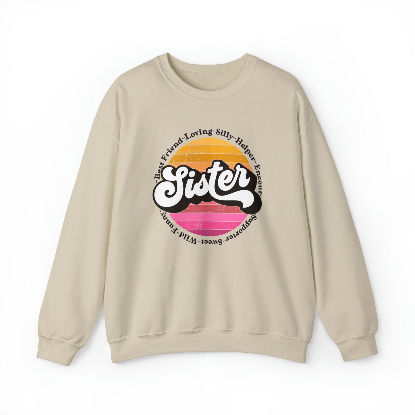 Retro Sister Sweatshirt, Comfy Sister Sweatshirt, Sisters Forever, Sisterhood Graphic Sweatshirt, Cool Sisters Club Sweatshirt