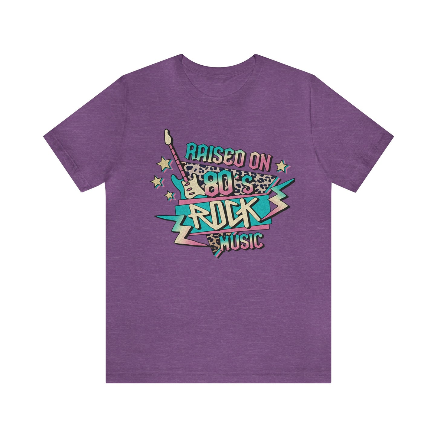 Raised on 80's Rock Music Tee, Nostalgic Band Tee, Vintage Music Shirt, 80's Music Lover Tee, Rock Music Fan Tee, 80's Nostalgia Shirt