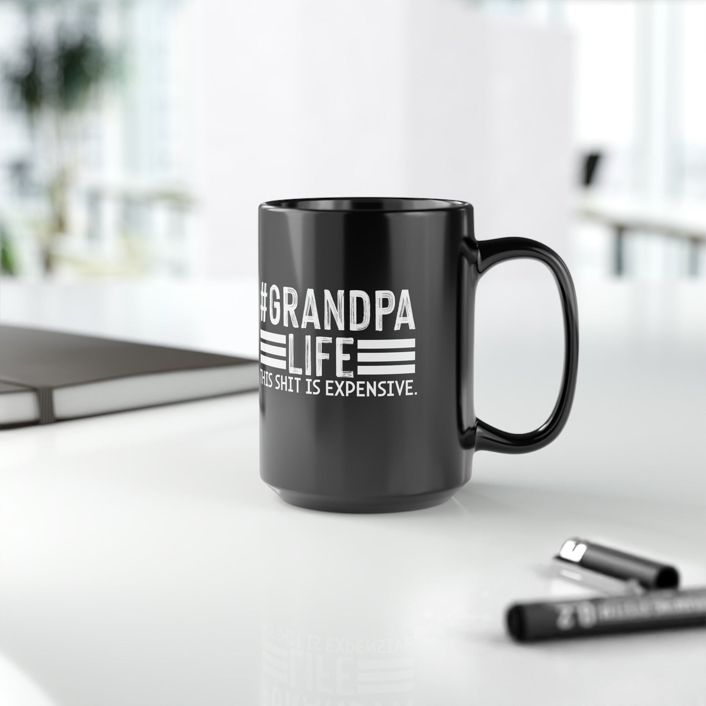 Grandpa Life This Shit is Expensive, Funny Grandpa Mug, Unique Grandparent Mug, Father Gift, Grandpa Christmas Birthday Gift
