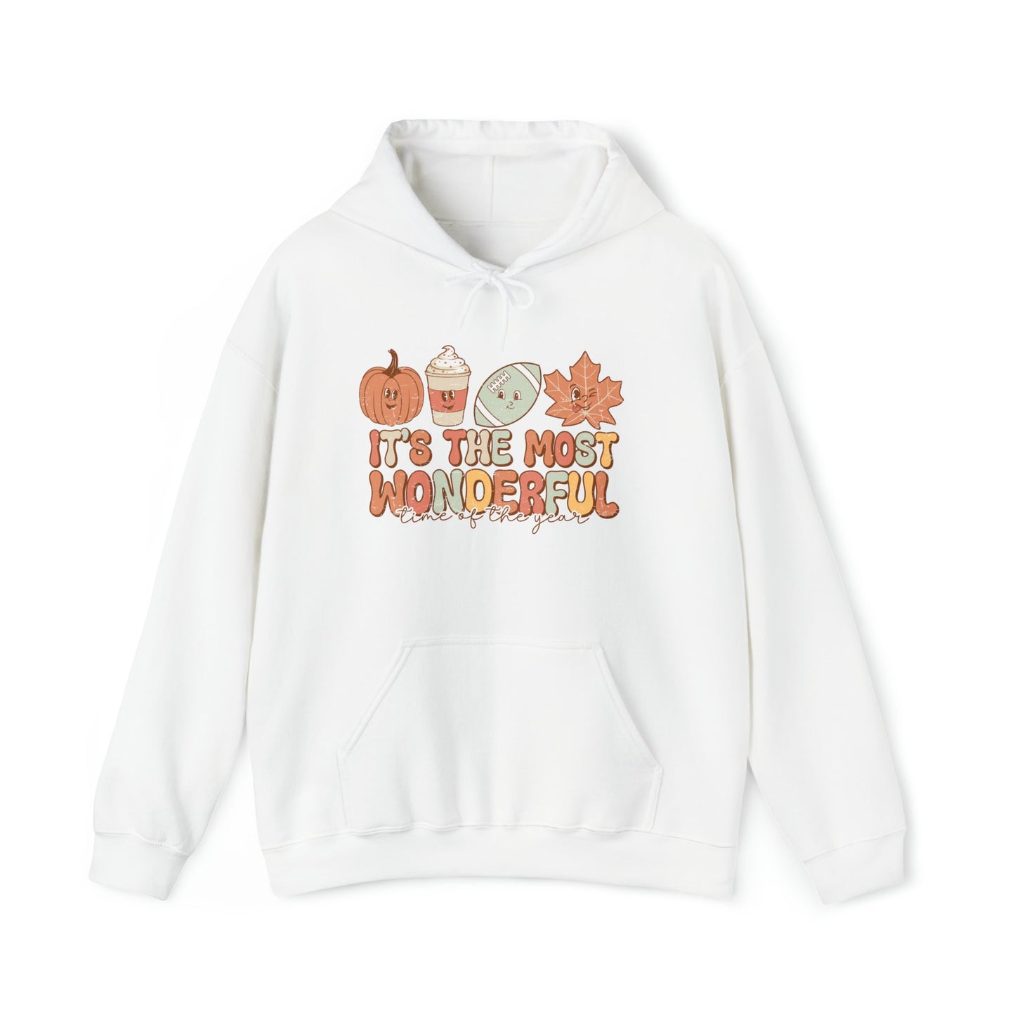 Most wonderful Time of year Fall Hoodie, Football Season Hoodie, Autumn Inspired Outfit, Fall Season, Thanksgiving Shirt