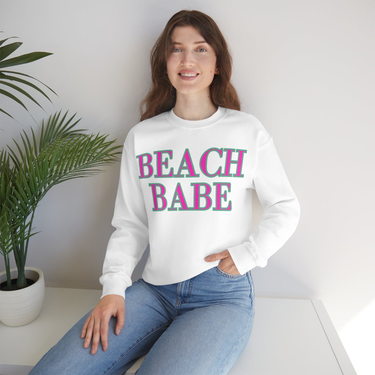 Beach Babe Crewneck Sweatshirt