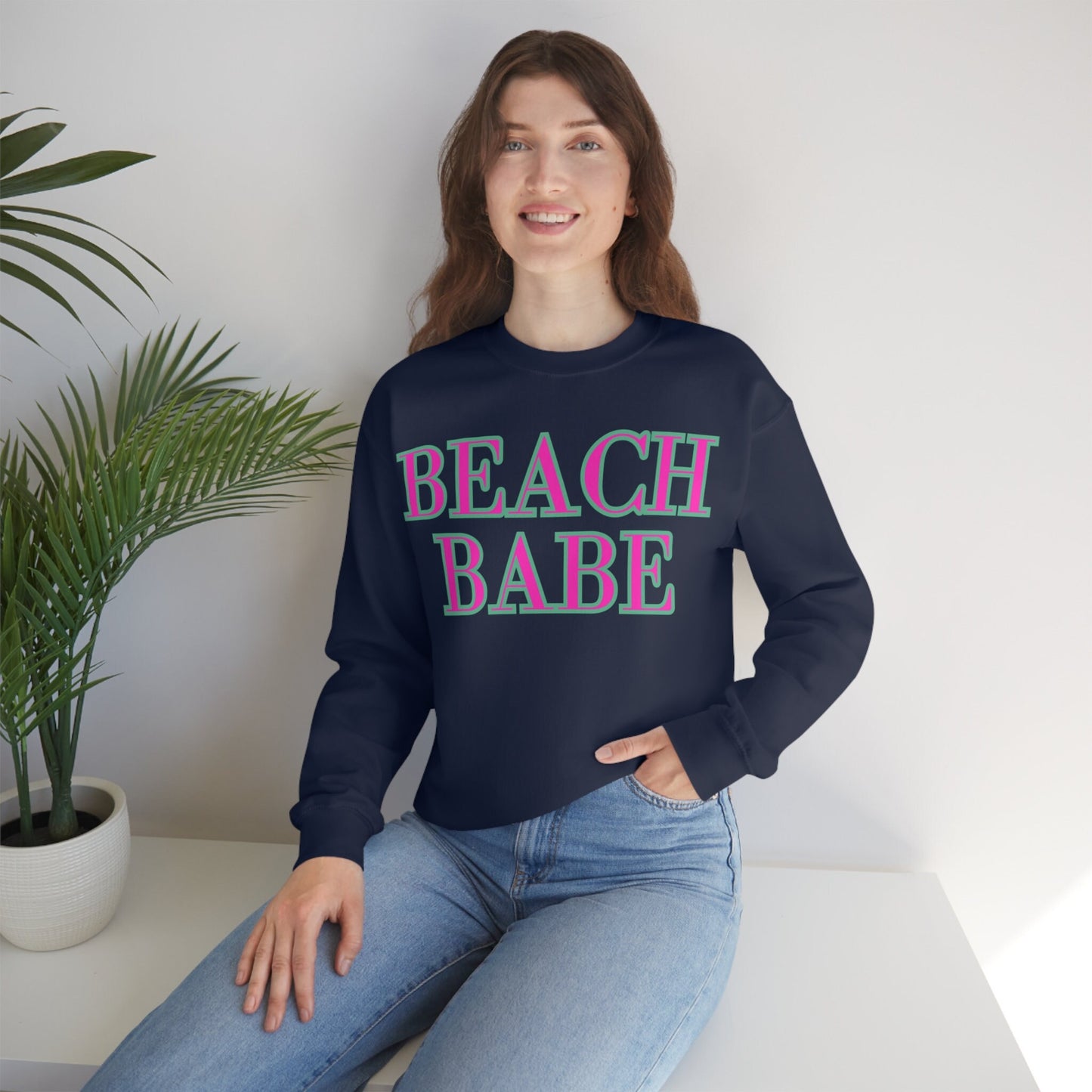 Beach Babe Crewneck Sweatshirt