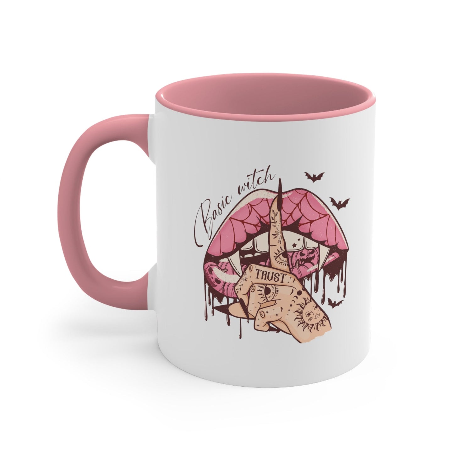 Whimsical Basic Witch Mug, Witchy Attitude Mug, Witch Trust Mug, Secret Witch Mug