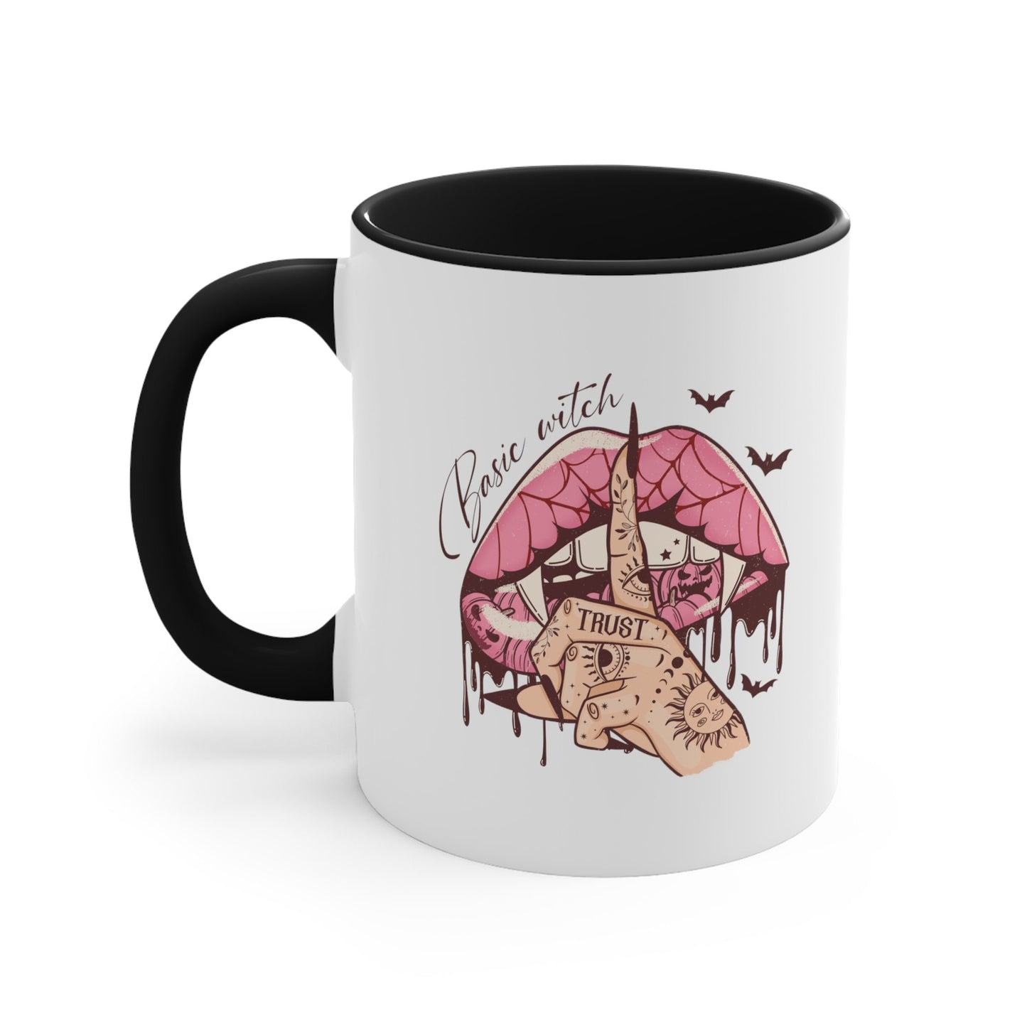 Whimsical Basic Witch Mug, Witchy Attitude Mug, Witch Trust Mug, Secret Witch Mug