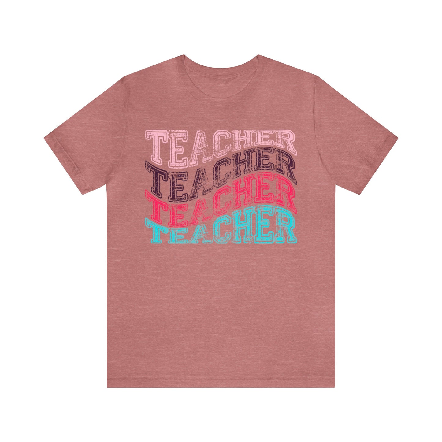 Distressed Teacher Short Sleeve Tee