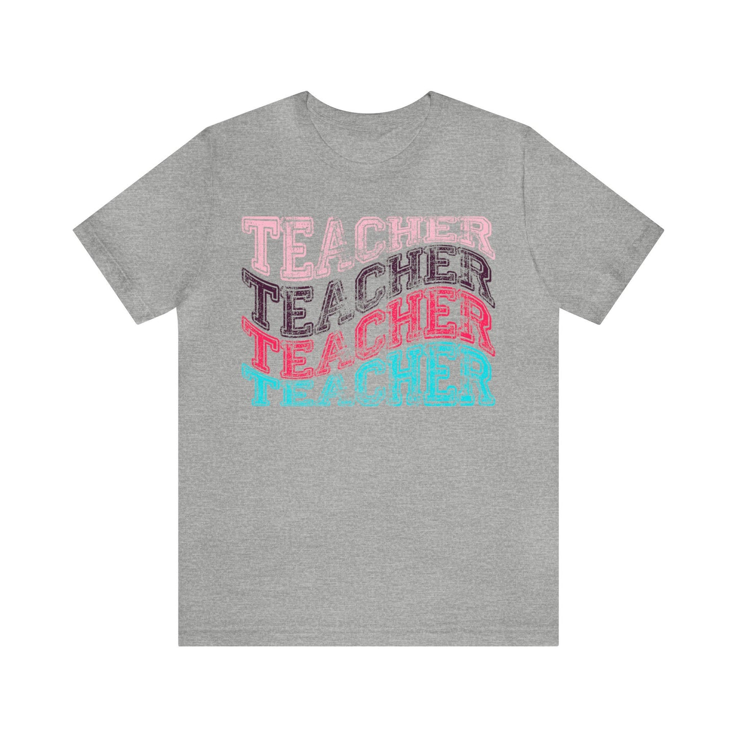 Distressed Teacher Short Sleeve Tee