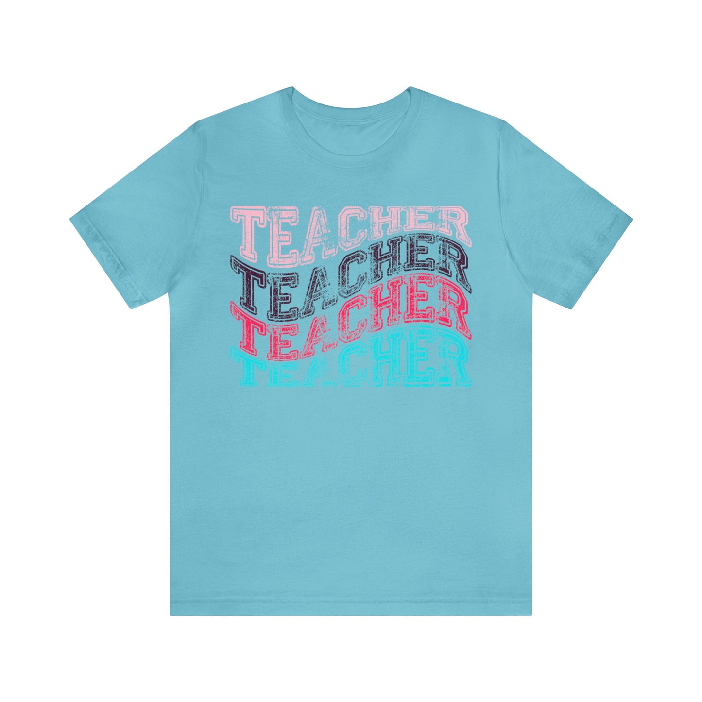 Distressed Teacher Short Sleeve Tee