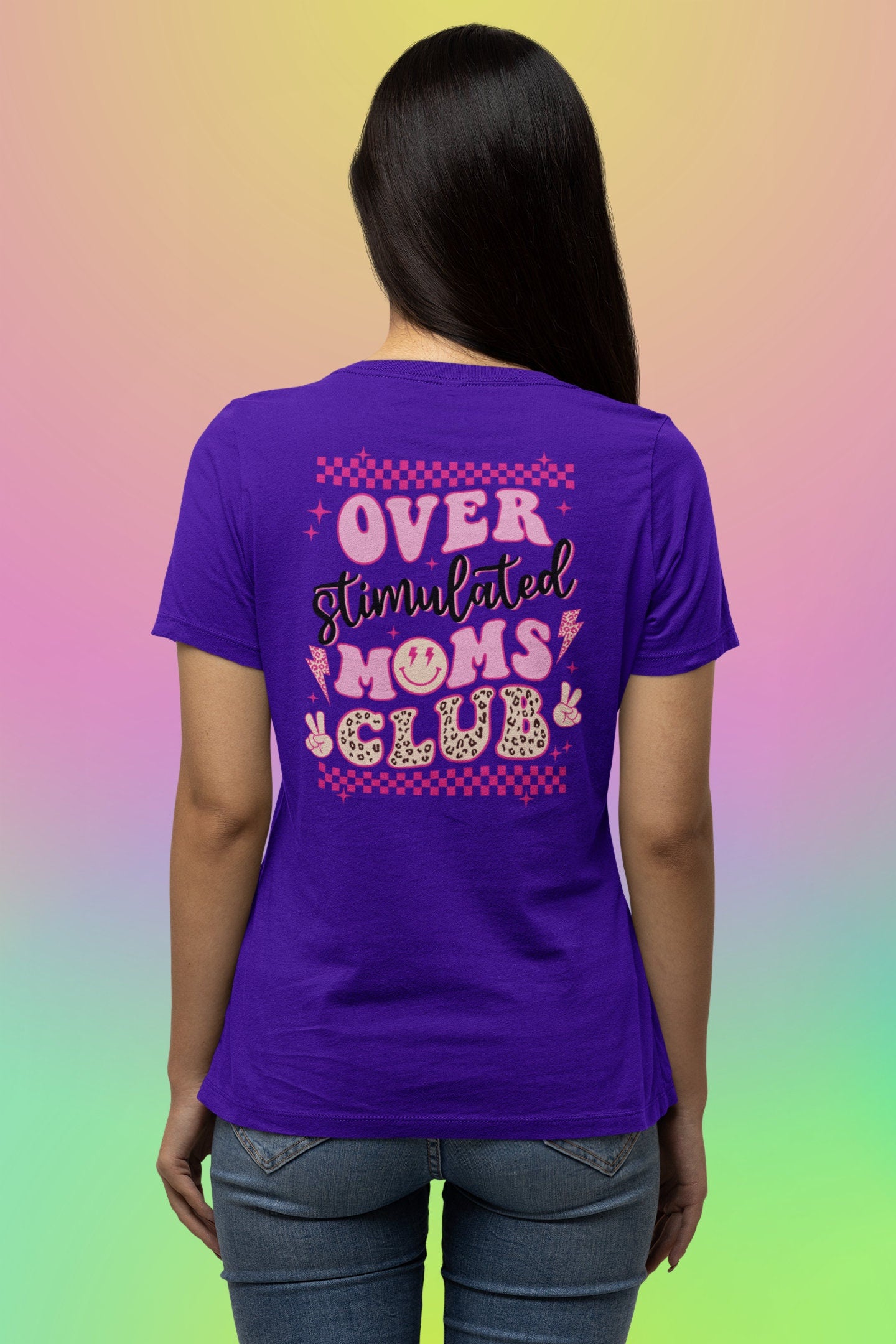 Overstimulated Moms Club Short Sleeve Tee