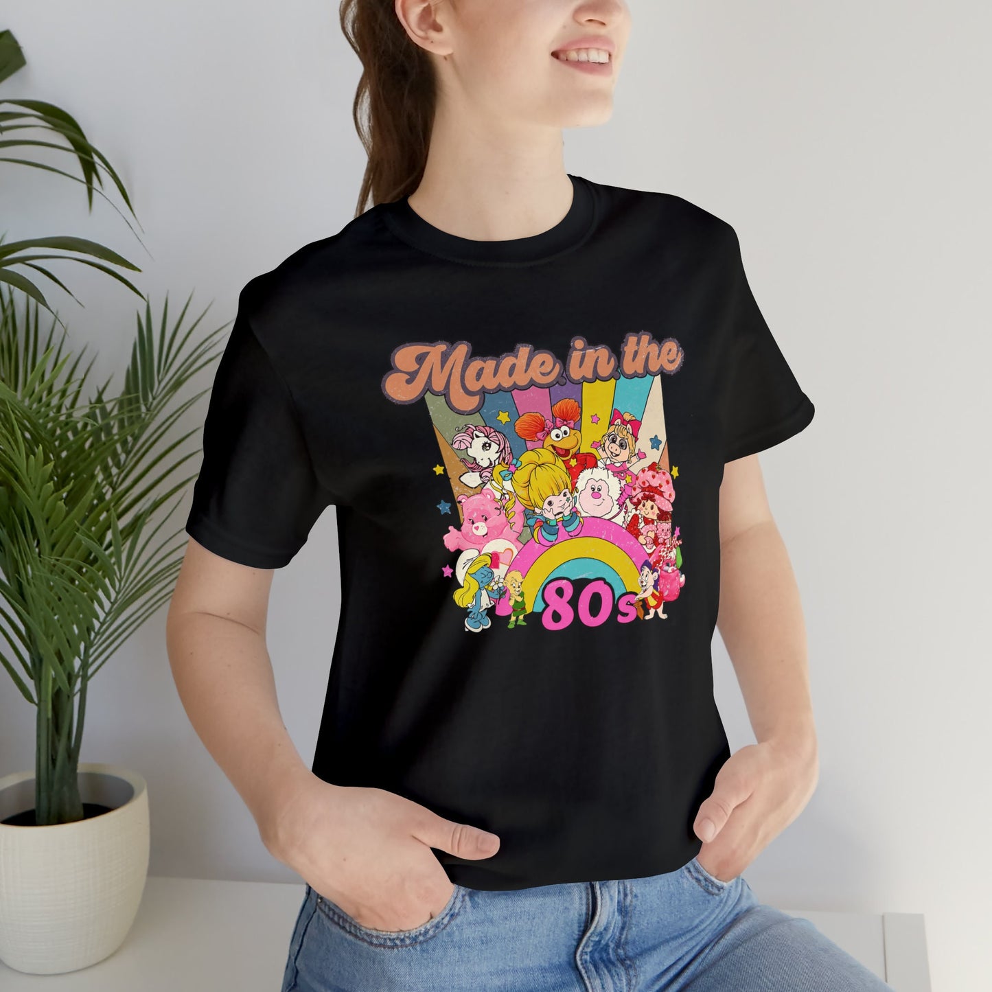 Distressed Made in the 80'S Short Sleeve Tee