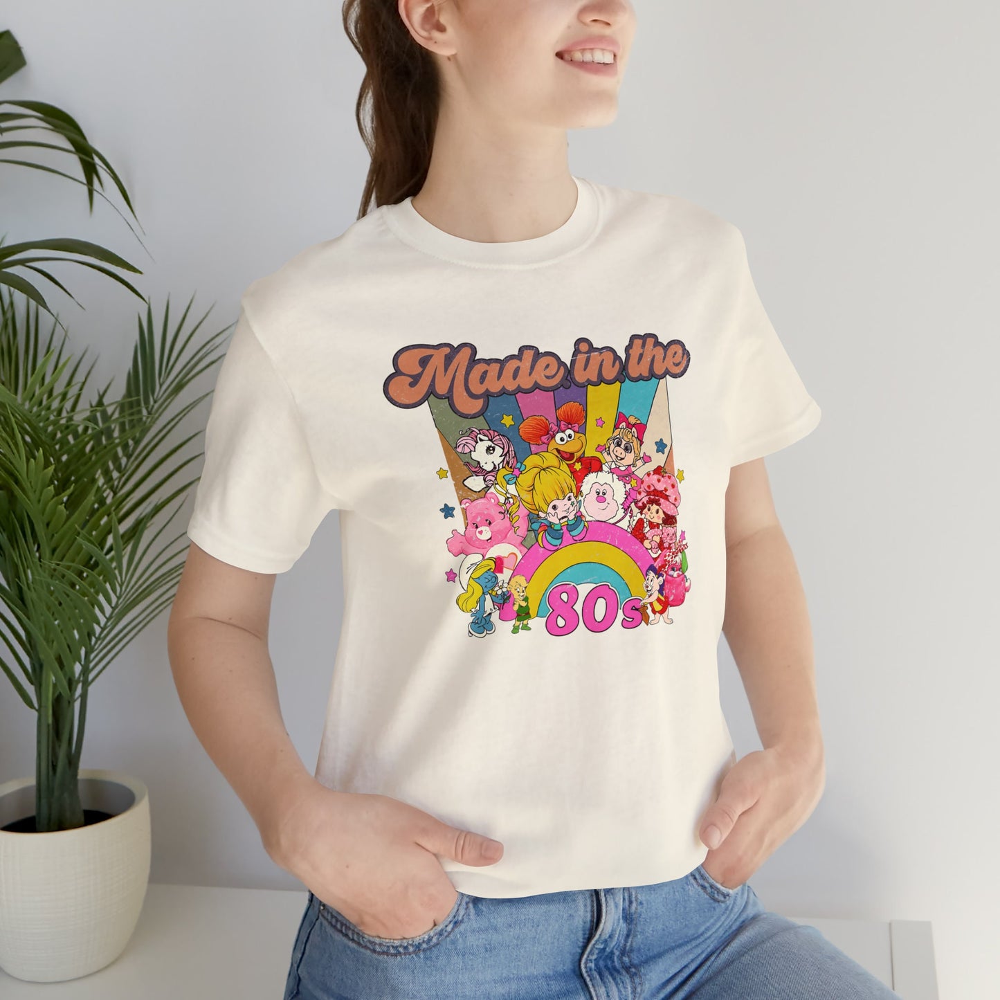 Distressed Made in the 80'S Short Sleeve Tee