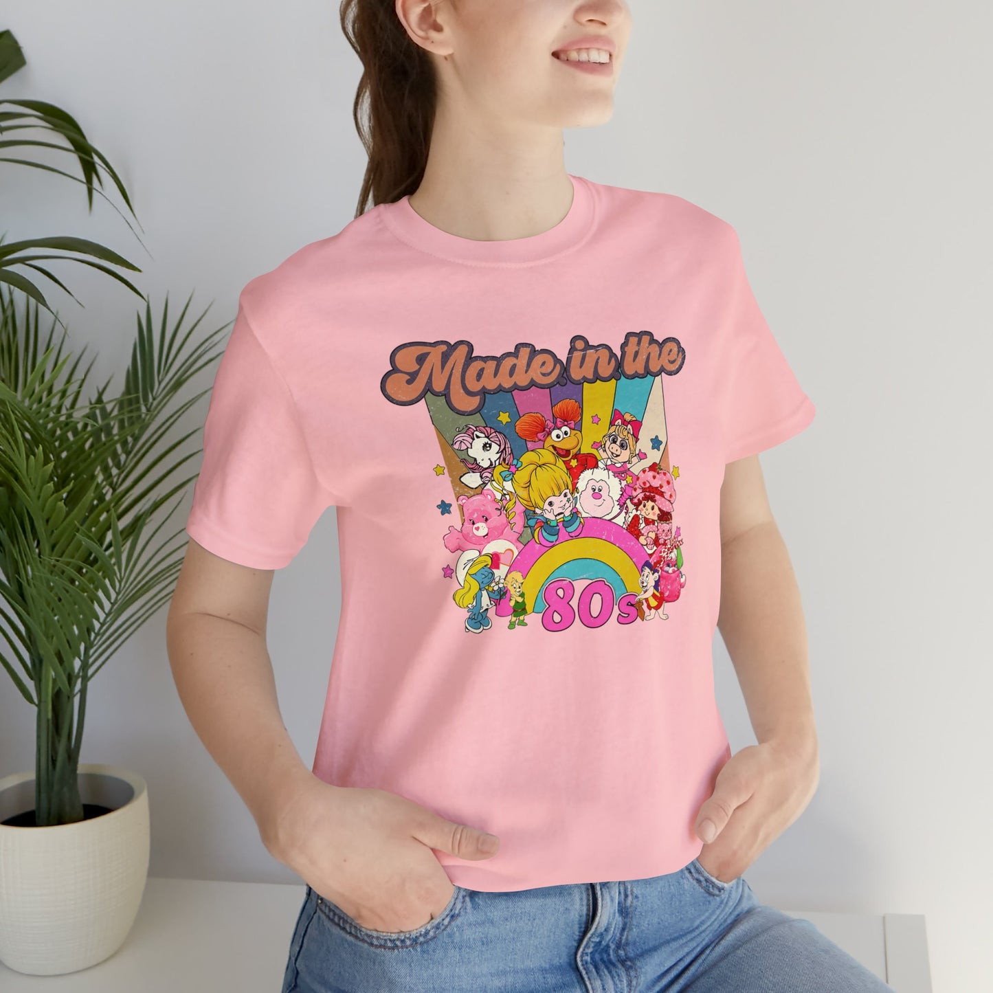 Distressed Made in the 80'S Short Sleeve Tee