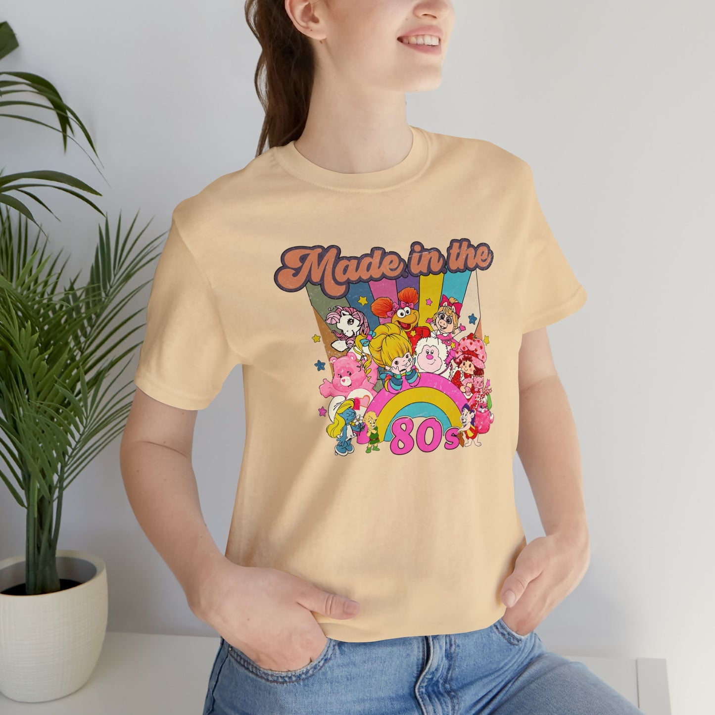 Distressed Made in the 80'S Short Sleeve Tee