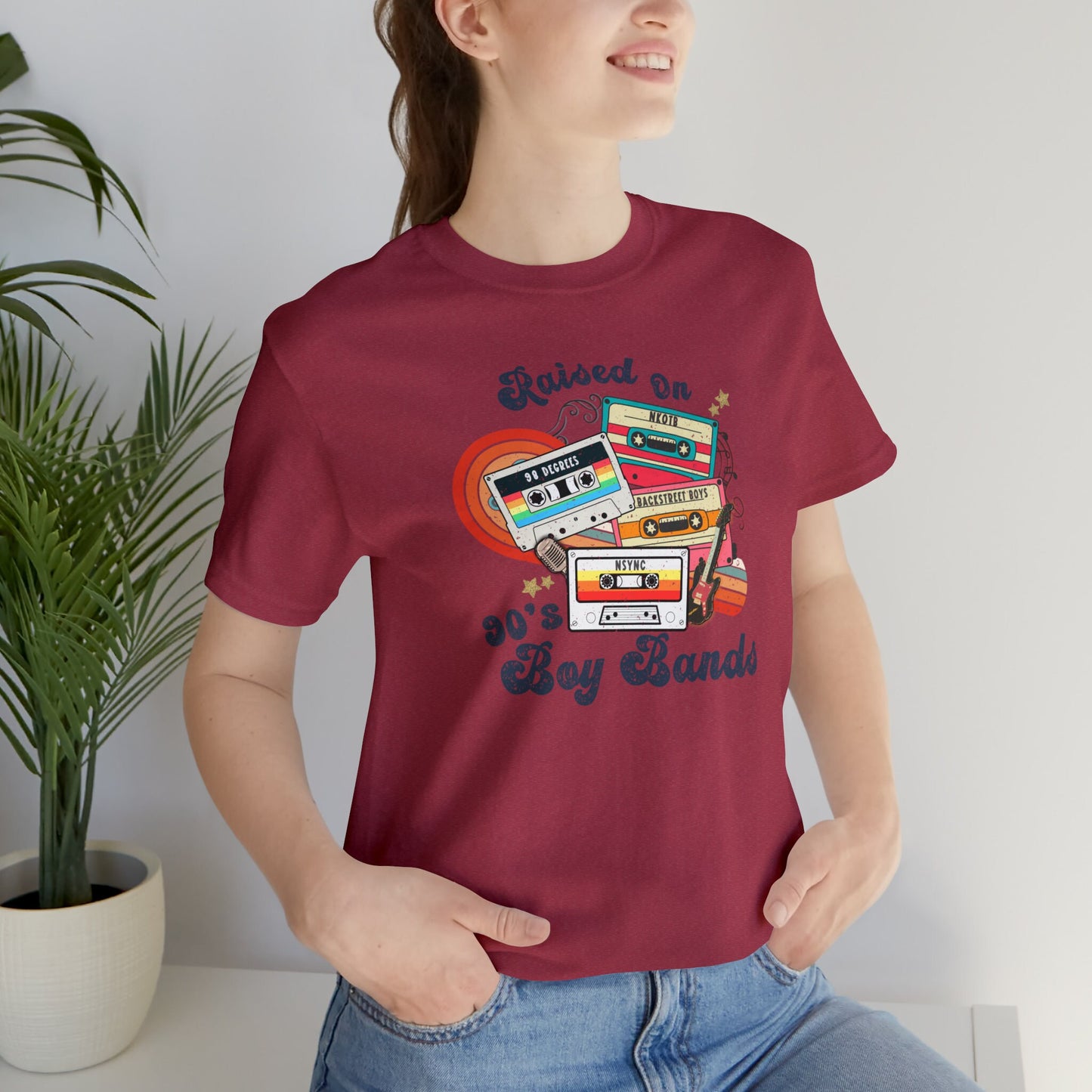 Raised on 90's Boy Bands Shirt, Nostalgic Music Tee, Retro 90's Music Shirt, 90's Music Lover Tee, Boy Band Fashion