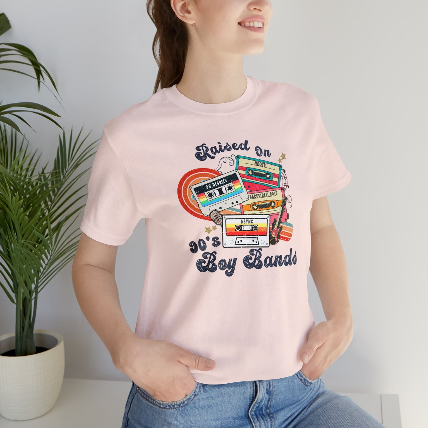 Raised on 90's Boy Bands Shirt, Nostalgic Music Tee, Retro 90's Music Shirt, 90's Music Lover Tee, Boy Band Fashion