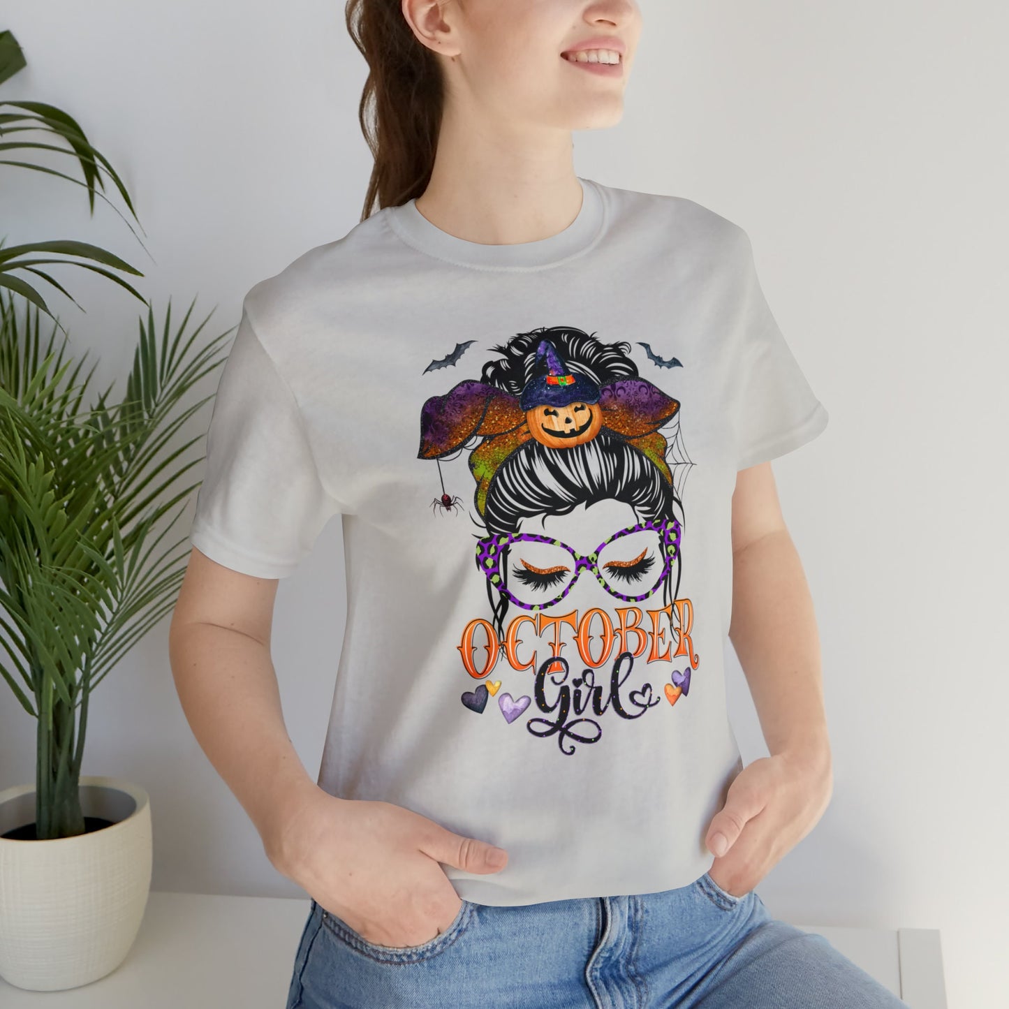 October Girl T-Shirt, October Birthday, Halloween Tee, October Born Women, Halloween Birthday