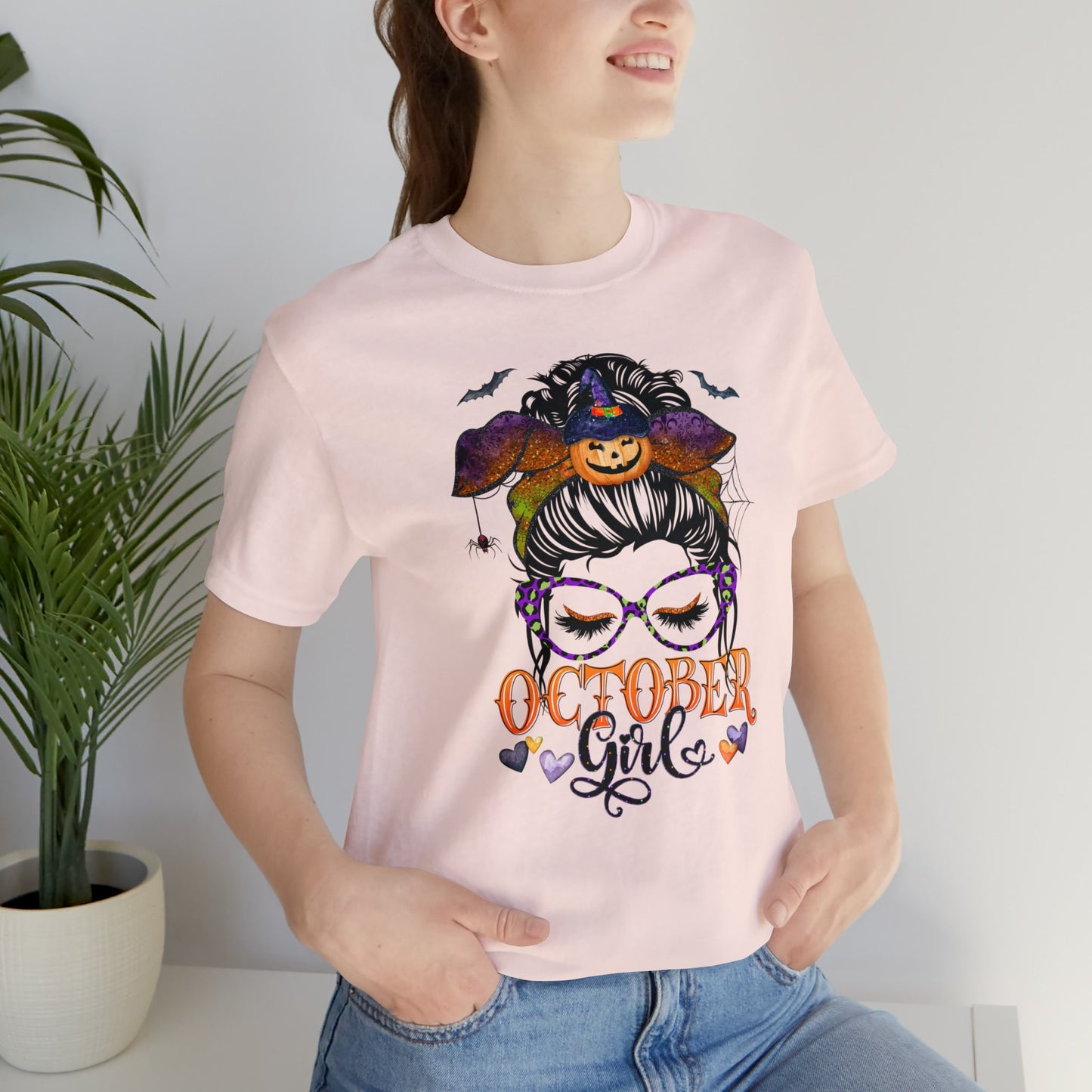 October Girl T-Shirt, October Birthday, Halloween Tee, October Born Women, Halloween Birthday