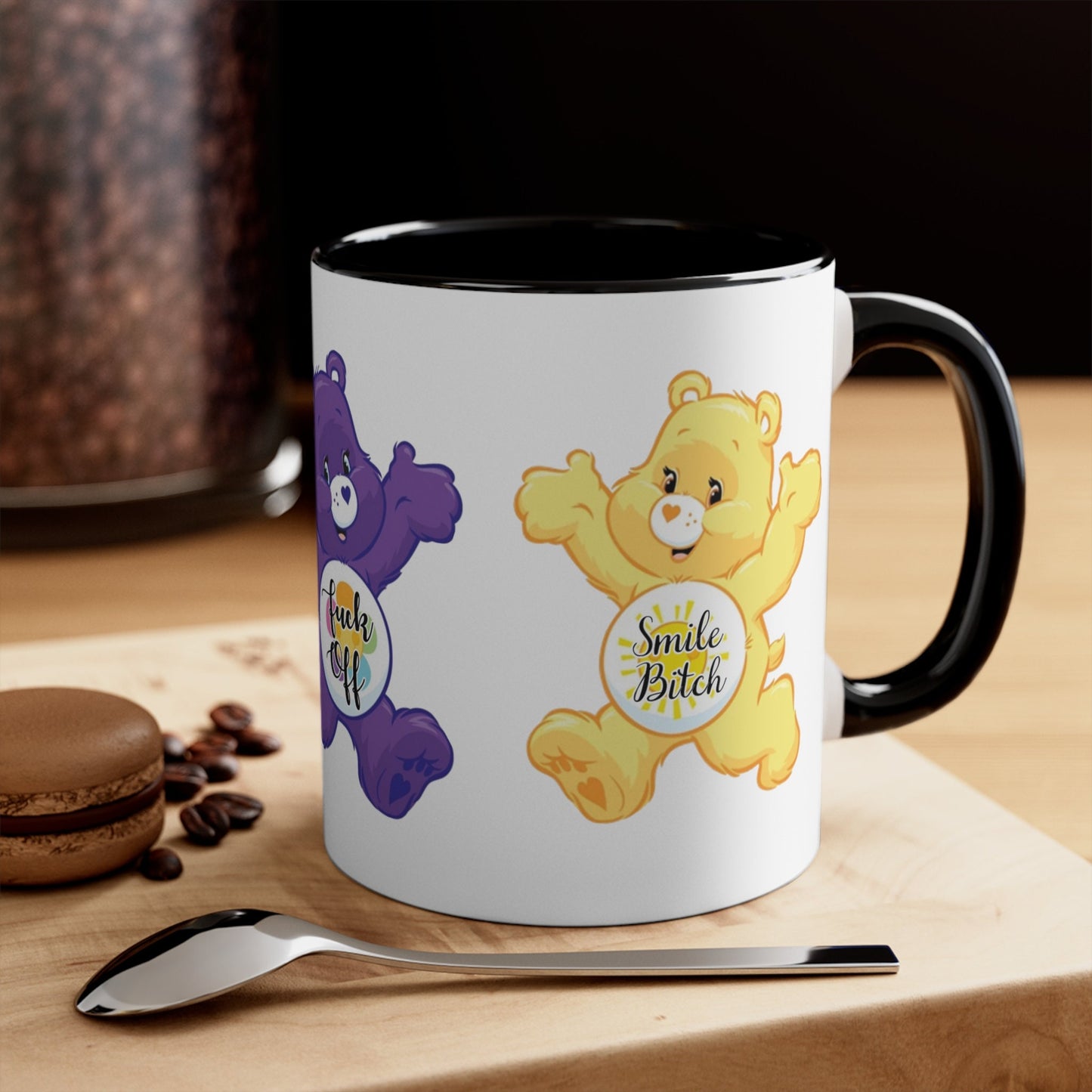 Swear Bear Adult Coffee Mug, Adult Humor Mug, Funny Swearing Bear Mug, Sarcastic Bear Mug, Naughty Language Mug, Rude Bear Mug, Sassy Mug