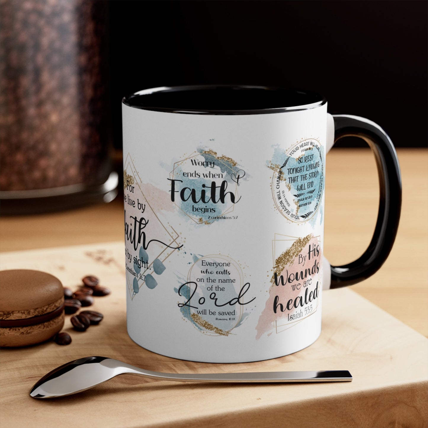 Faith Coffe Mug, Faith Filled Affirmations, Uplifting Spiritual Quotes, Positive Devotional Mug, Daily Faith Boost Mug, Blessings and Faith