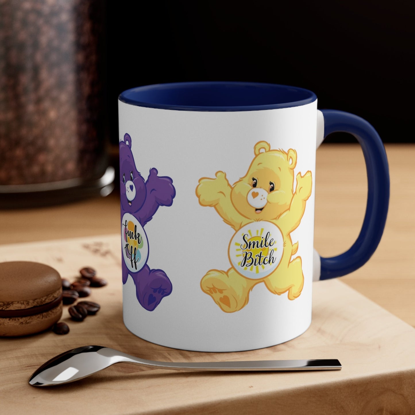 Swear Bear Adult Coffee Mug, Adult Humor Mug, Funny Swearing Bear Mug, Sarcastic Bear Mug, Naughty Language Mug, Rude Bear Mug, Sassy Mug