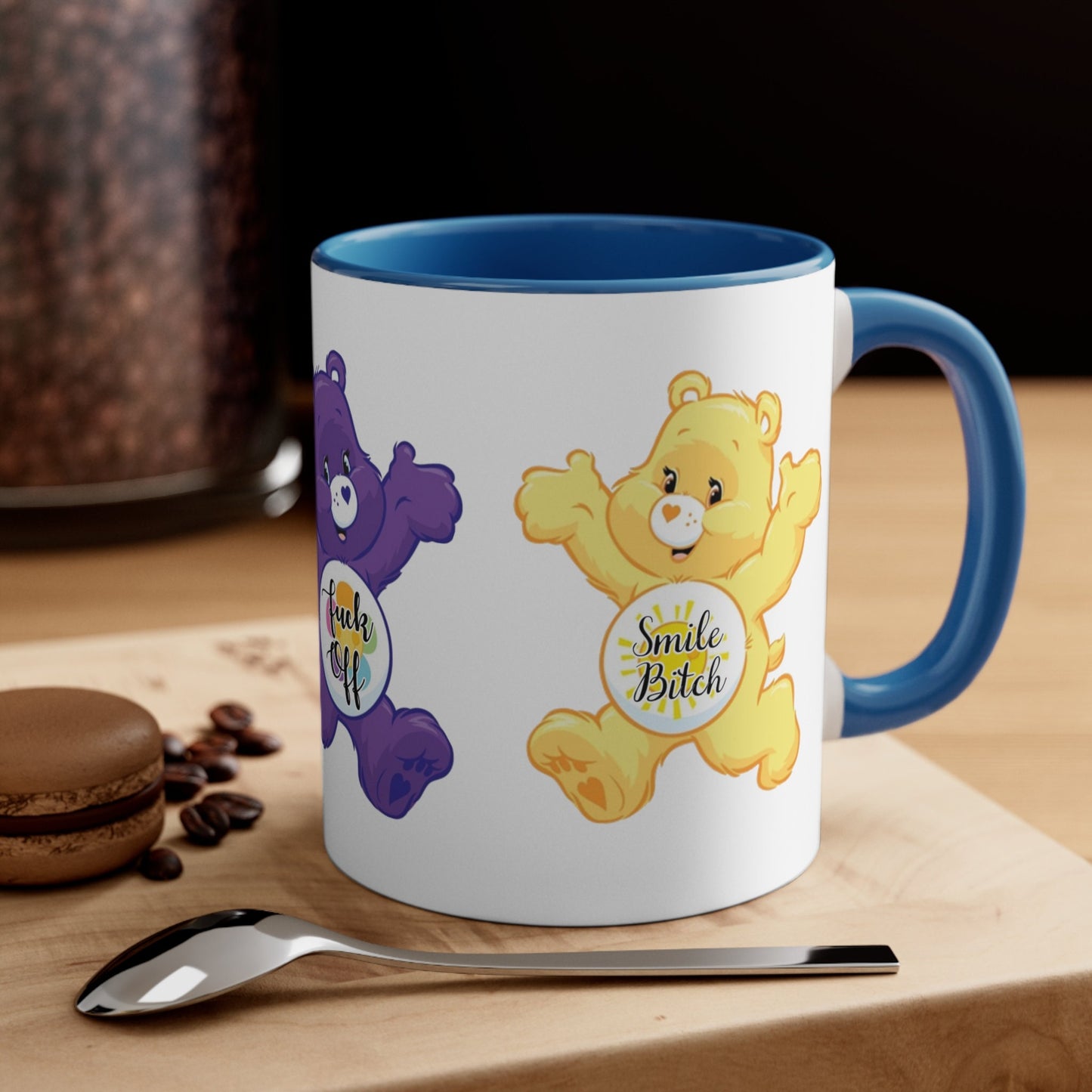 Swear Bear Adult Coffee Mug, Adult Humor Mug, Funny Swearing Bear Mug, Sarcastic Bear Mug, Naughty Language Mug, Rude Bear Mug, Sassy Mug