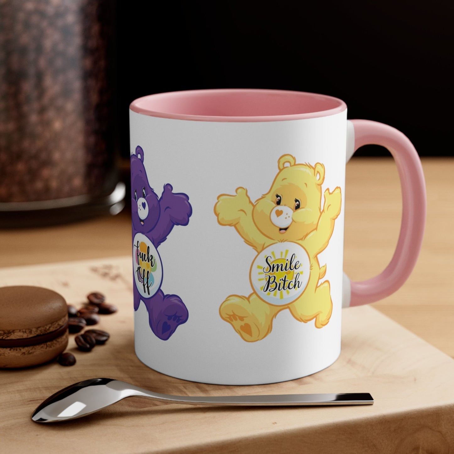 Swear Bear Adult Coffee Mug, Adult Humor Mug, Funny Swearing Bear Mug, Sarcastic Bear Mug, Naughty Language Mug, Rude Bear Mug, Sassy Mug