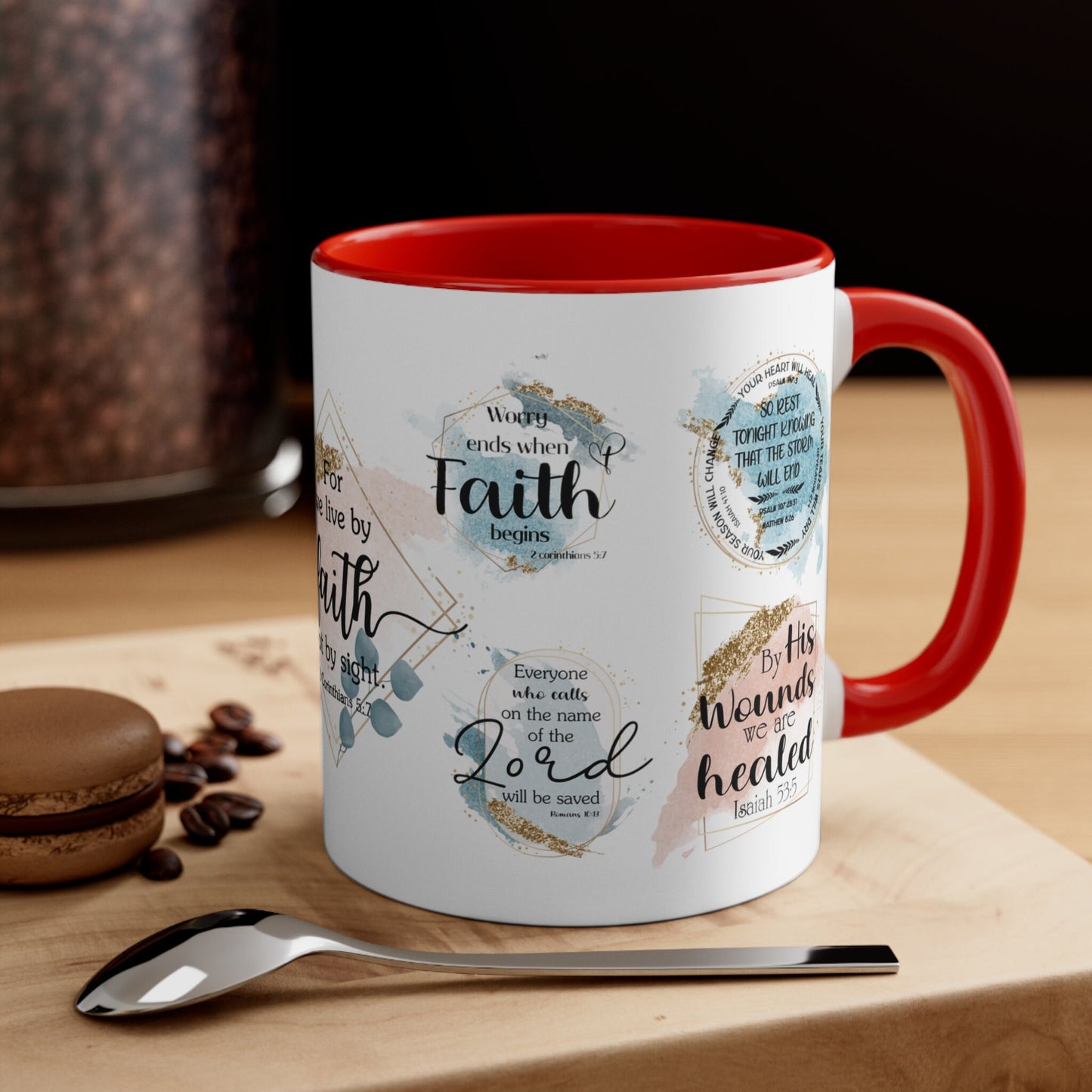 Faith Coffe Mug, Faith Filled Affirmations, Uplifting Spiritual Quotes, Positive Devotional Mug, Daily Faith Boost Mug, Blessings and Faith