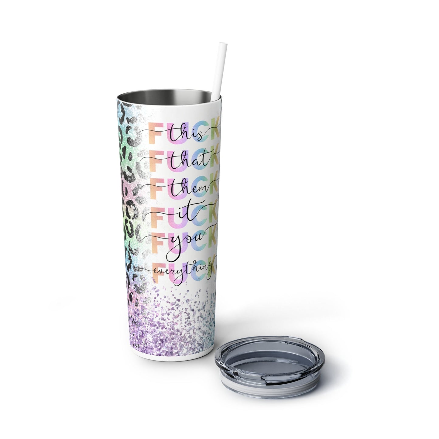 Fuck this Tumbler with Straw, 20oz