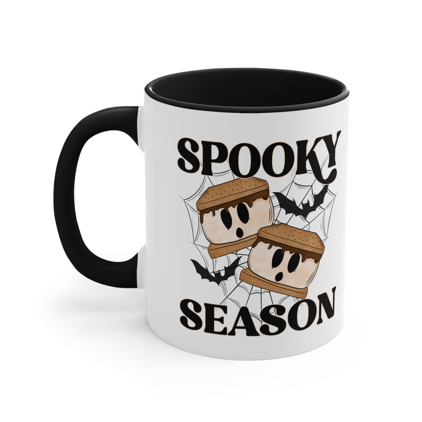 Spooky Season Smores Mug, Spooky Beverage Mug, Ghostly Smores Coffee Mug, Ghostly Smores Collectible, Halloween Coffee Cup, Spooky Themed