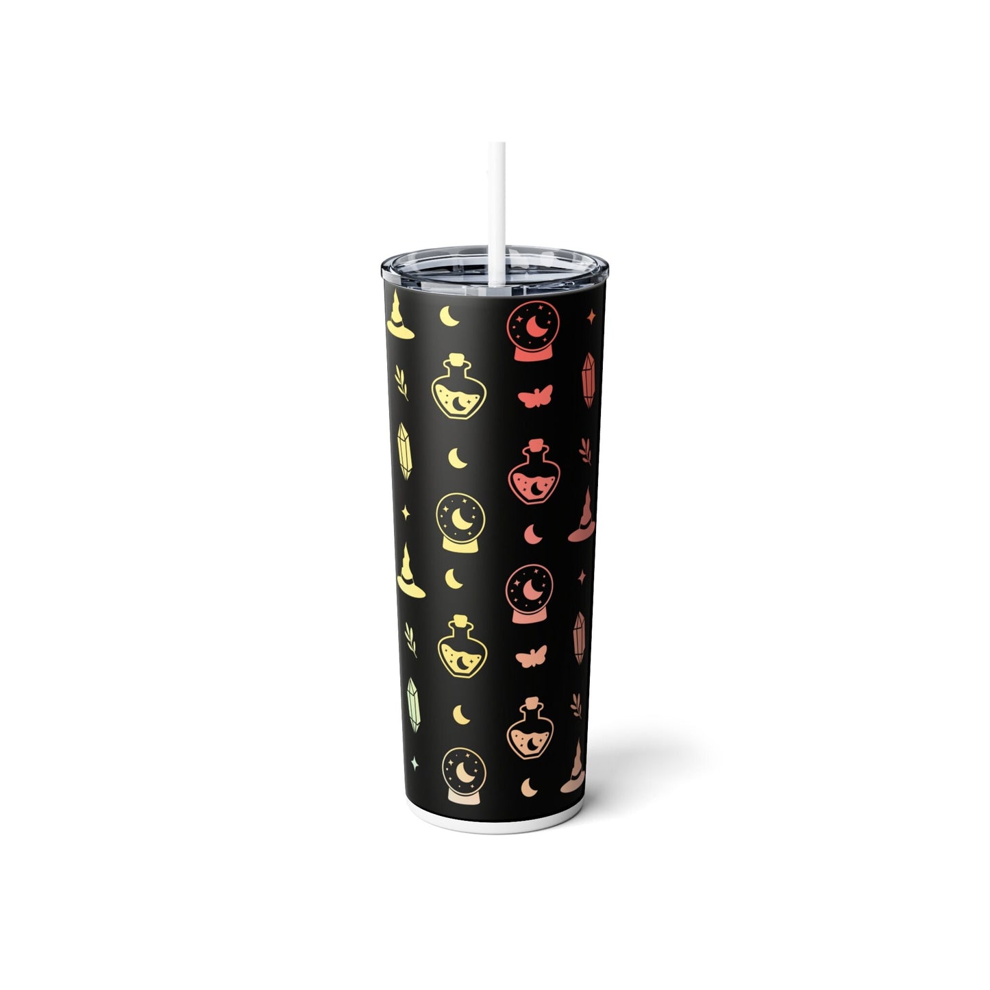 Halloween Witches Brew Tumbler with Straw, 20oz