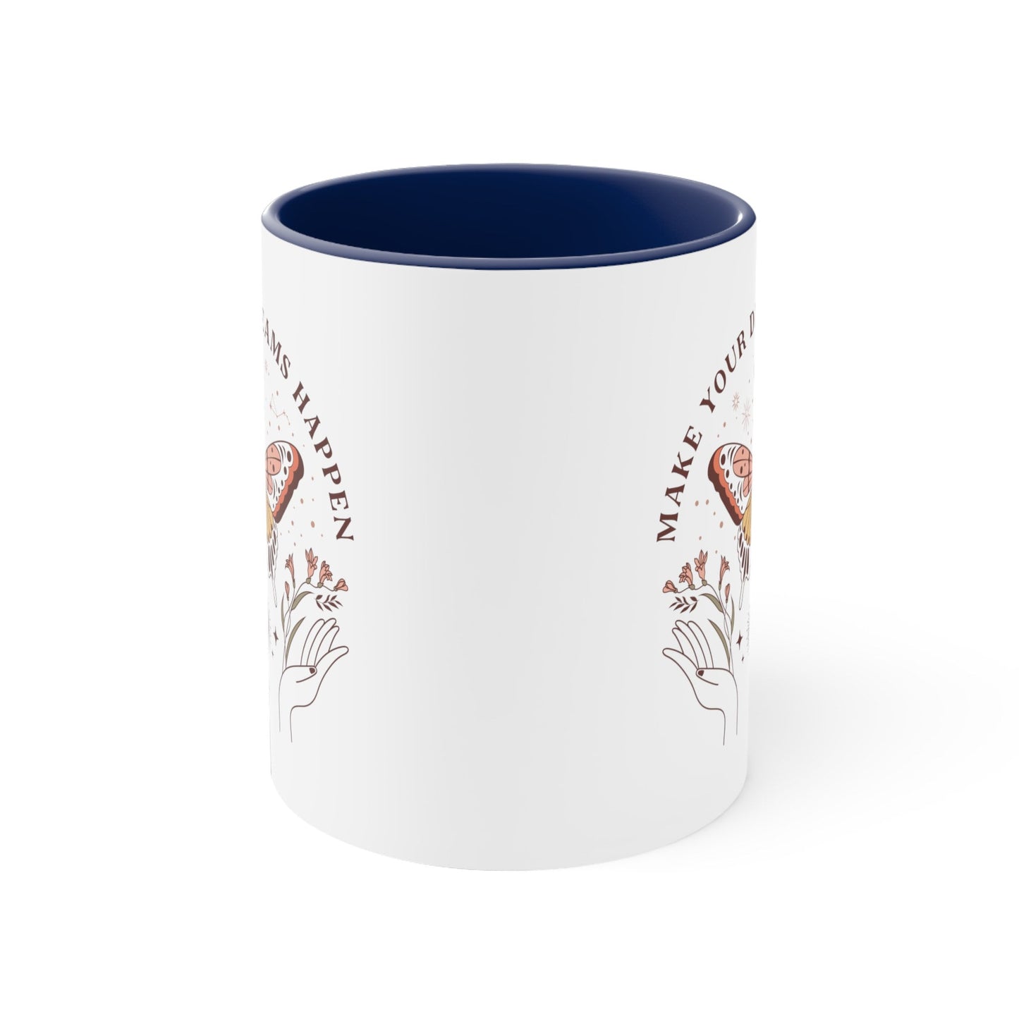 Boho Butterfly Make Your Dreams Come True, Bohemian Butterfly Mug, Dreamy Butterfly Mug