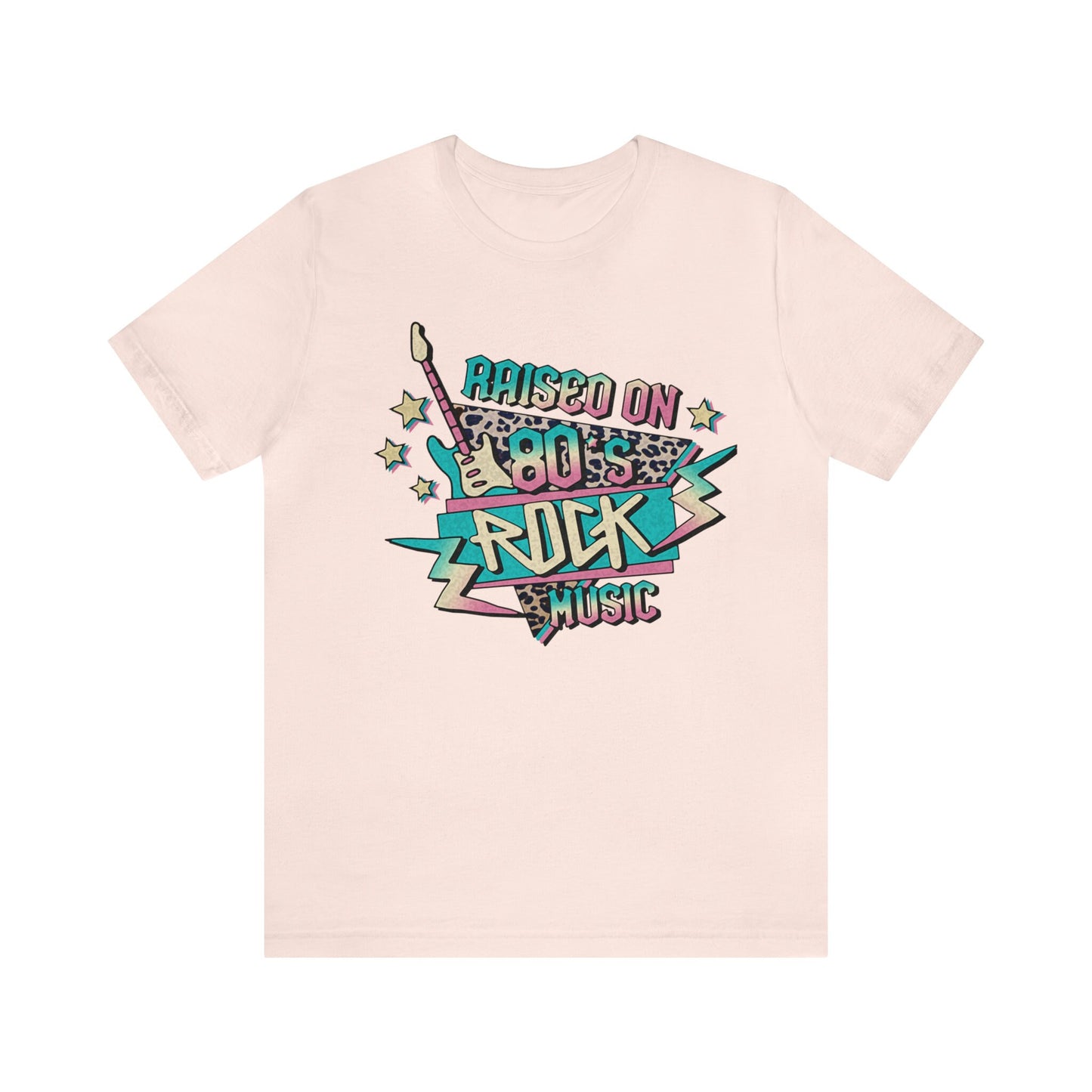 Raised on 80's Rock Music Tee, Nostalgic Band Tee, Vintage Music Shirt, 80's Music Lover Tee, Rock Music Fan Tee, 80's Nostalgia Shirt