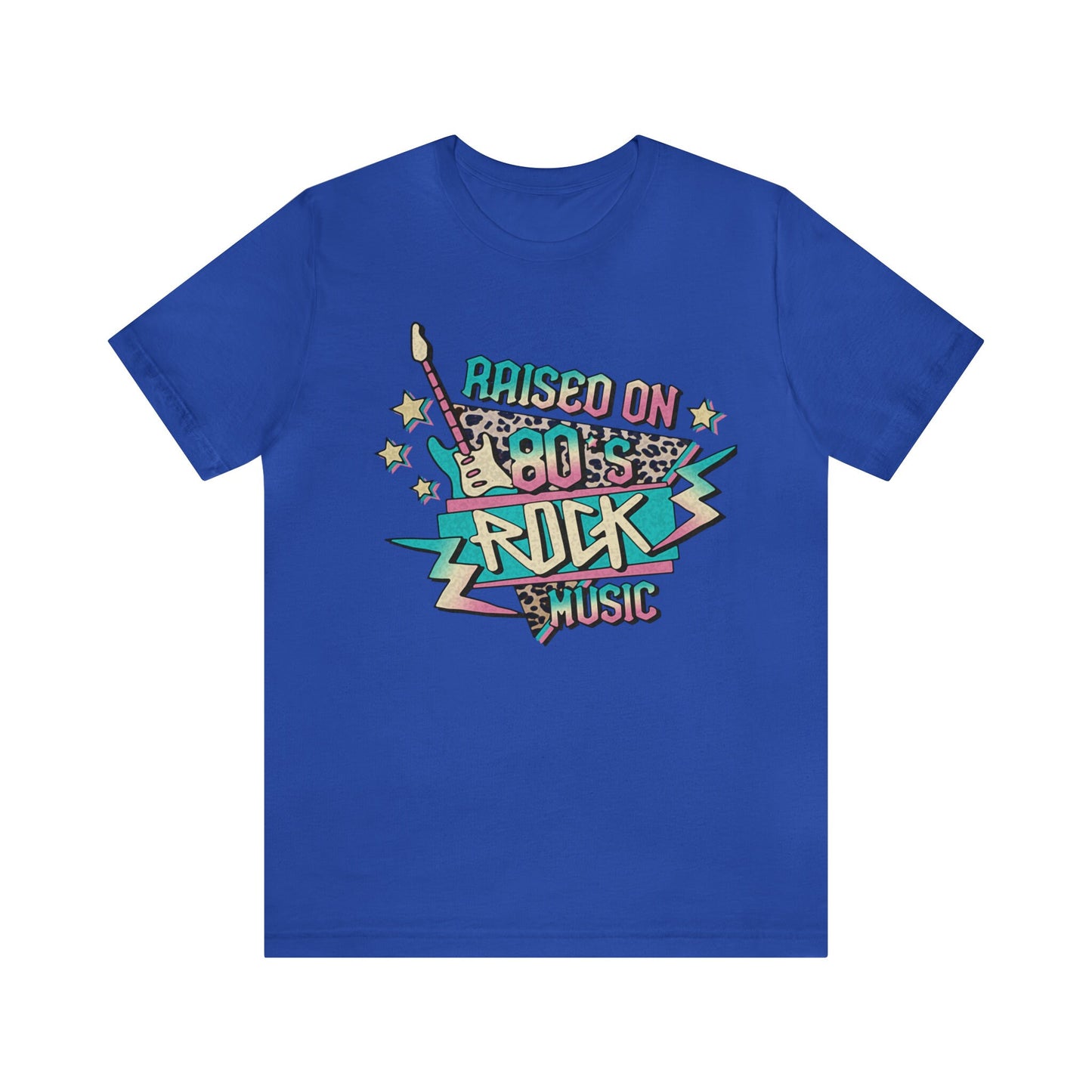 Raised on 80's Rock Music Tee, Nostalgic Band Tee, Vintage Music Shirt, 80's Music Lover Tee, Rock Music Fan Tee, 80's Nostalgia Shirt
