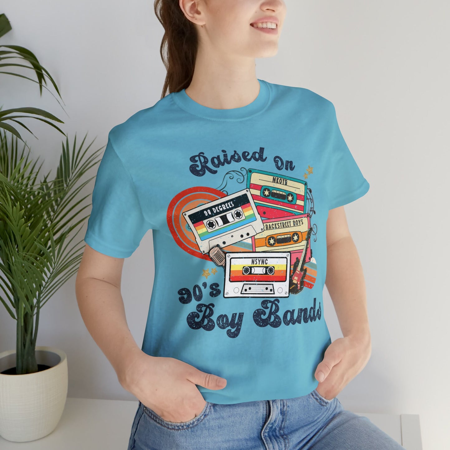 Raised on 90's Boy Bands Shirt, Nostalgic Music Tee, Retro 90's Music Shirt, 90's Music Lover Tee, Boy Band Fashion