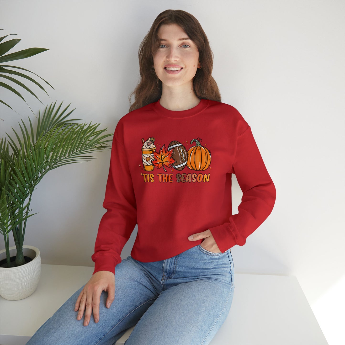Fall Tis the Season Sweatshirt, Cozy Fall Shirt, Seasonal Autumn Shirt, Fall Fashion Sweatshirt, Fall Vibes Shirt
